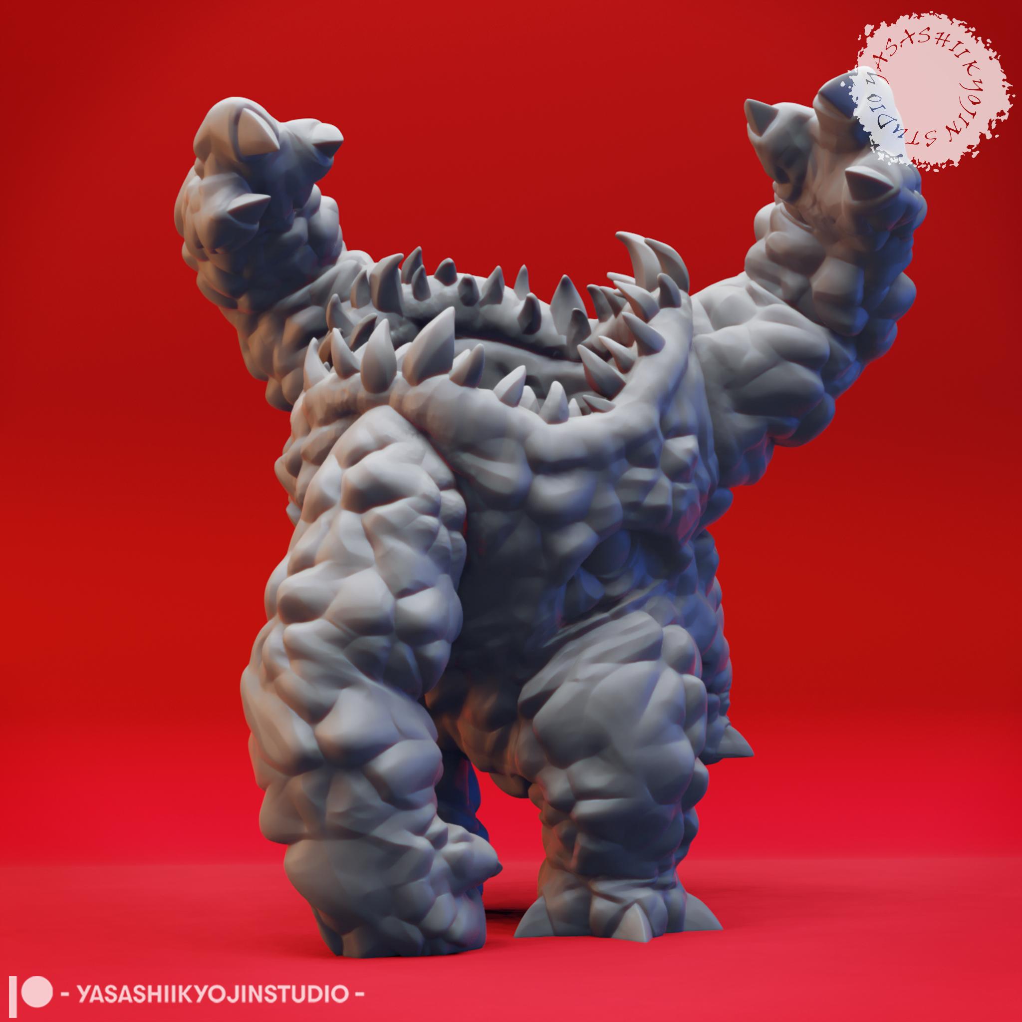 Xorn - Tabletop Miniature (Pre-Supported) 3d model