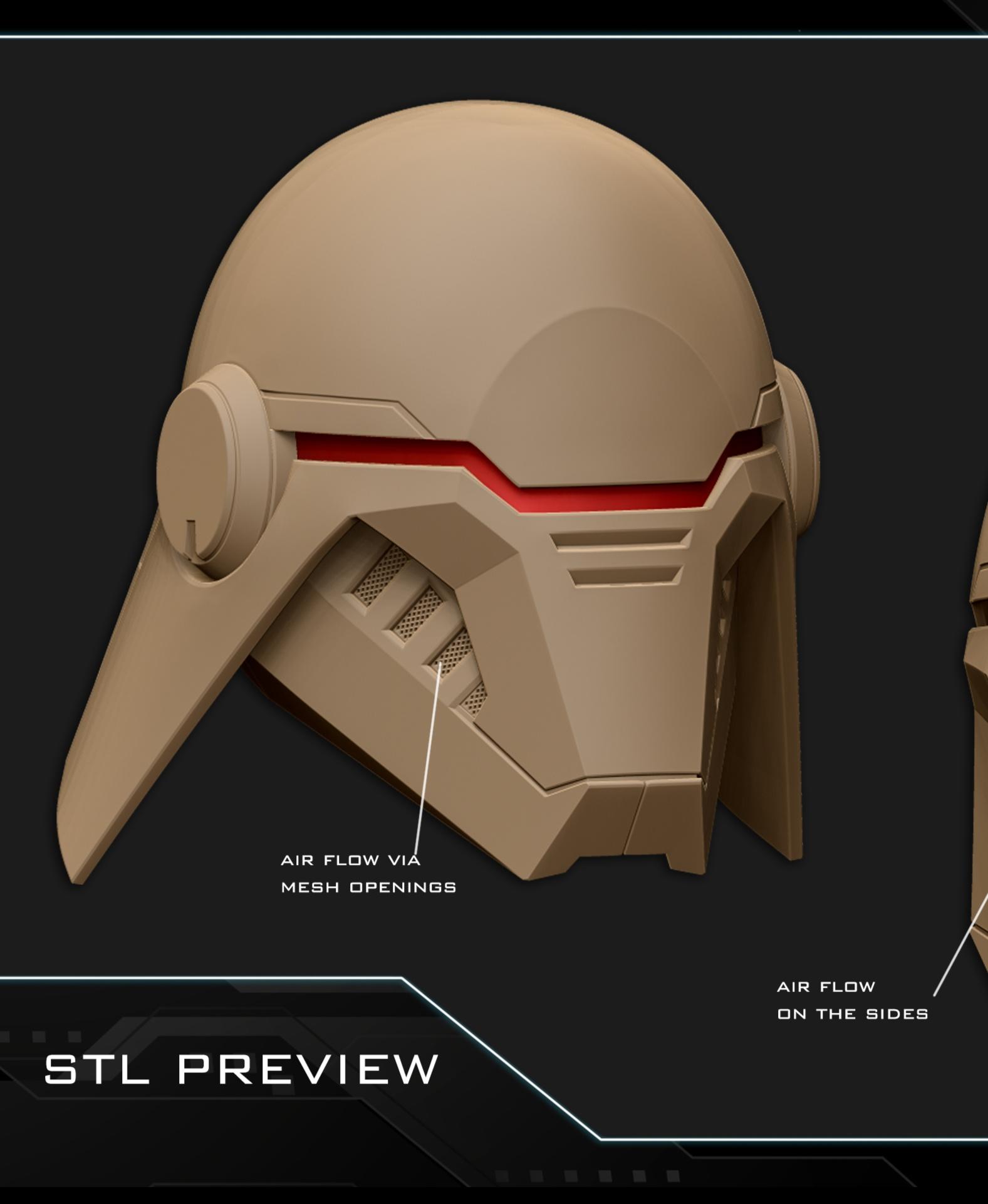 Second Sister helmet 3d model