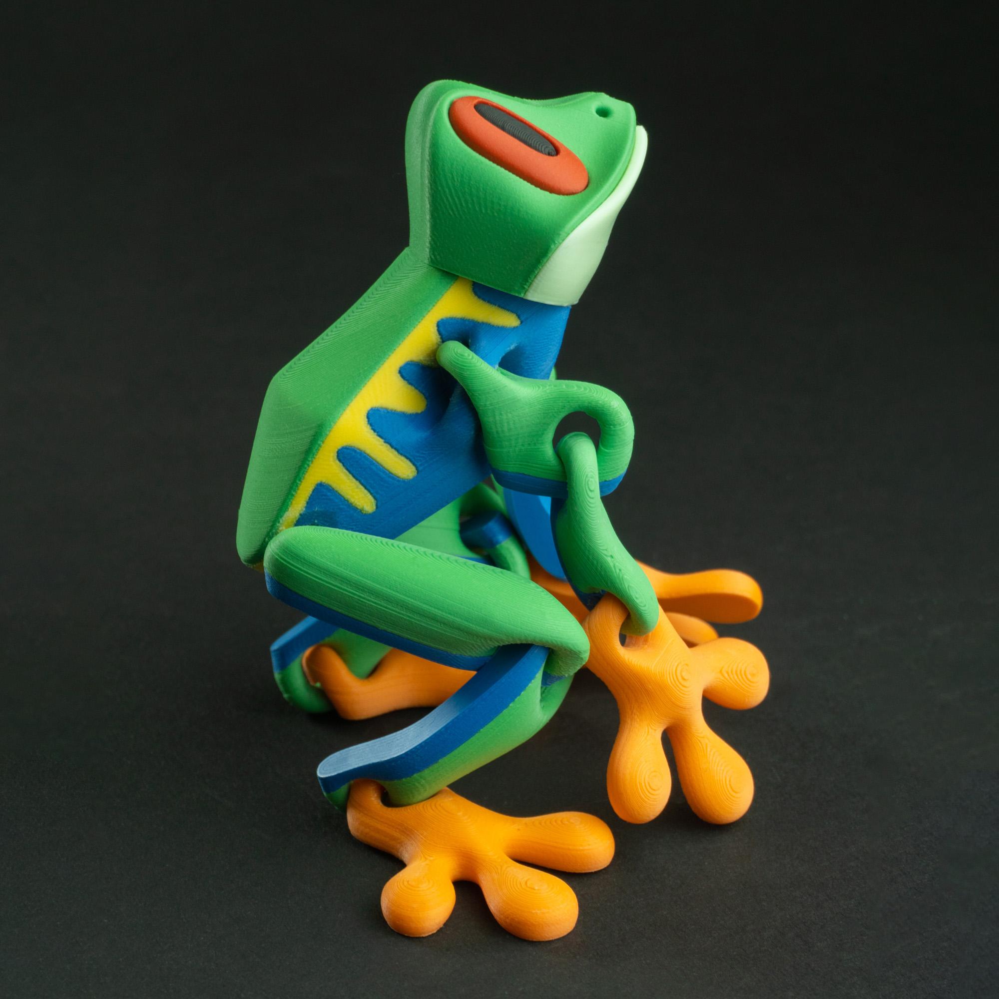 Blob Frog - Flexi Magnetic Fidget Art Toy 3d model