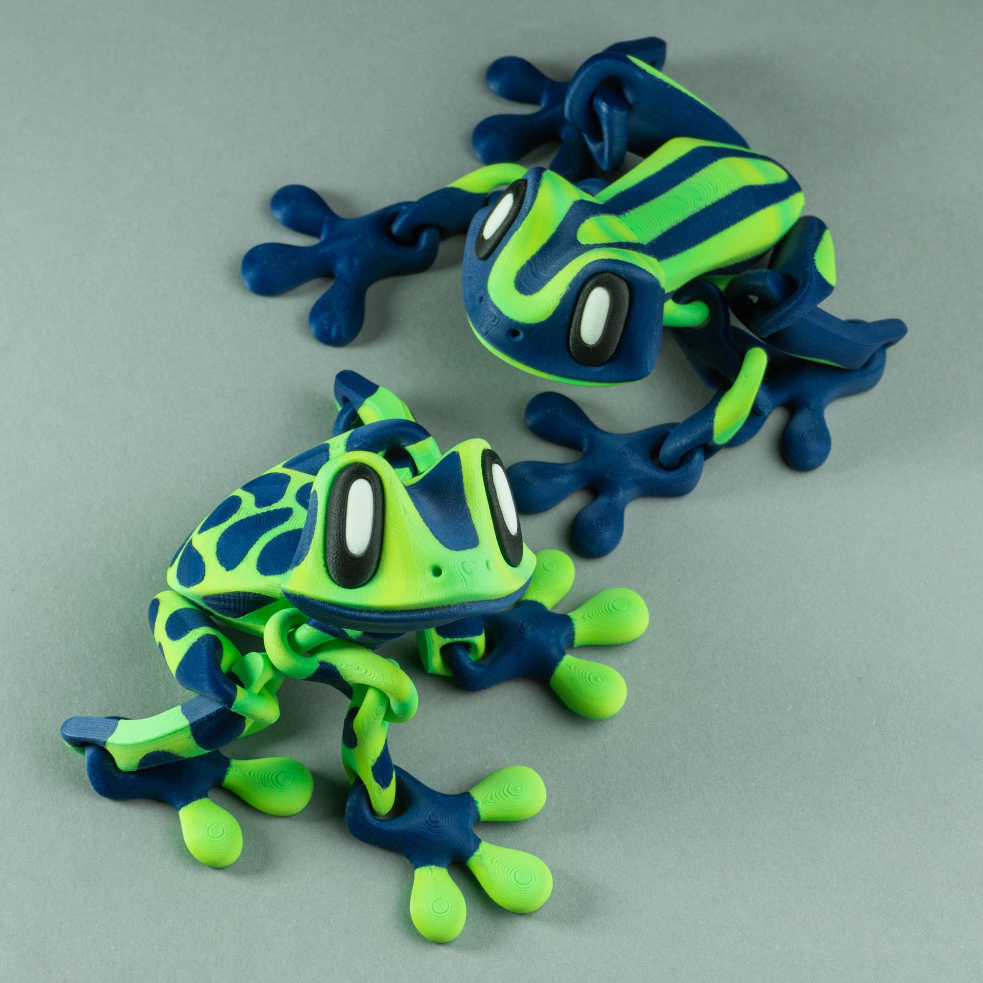 Blob Frog - Flexi Magnetic Fidget Art Toy 3d model