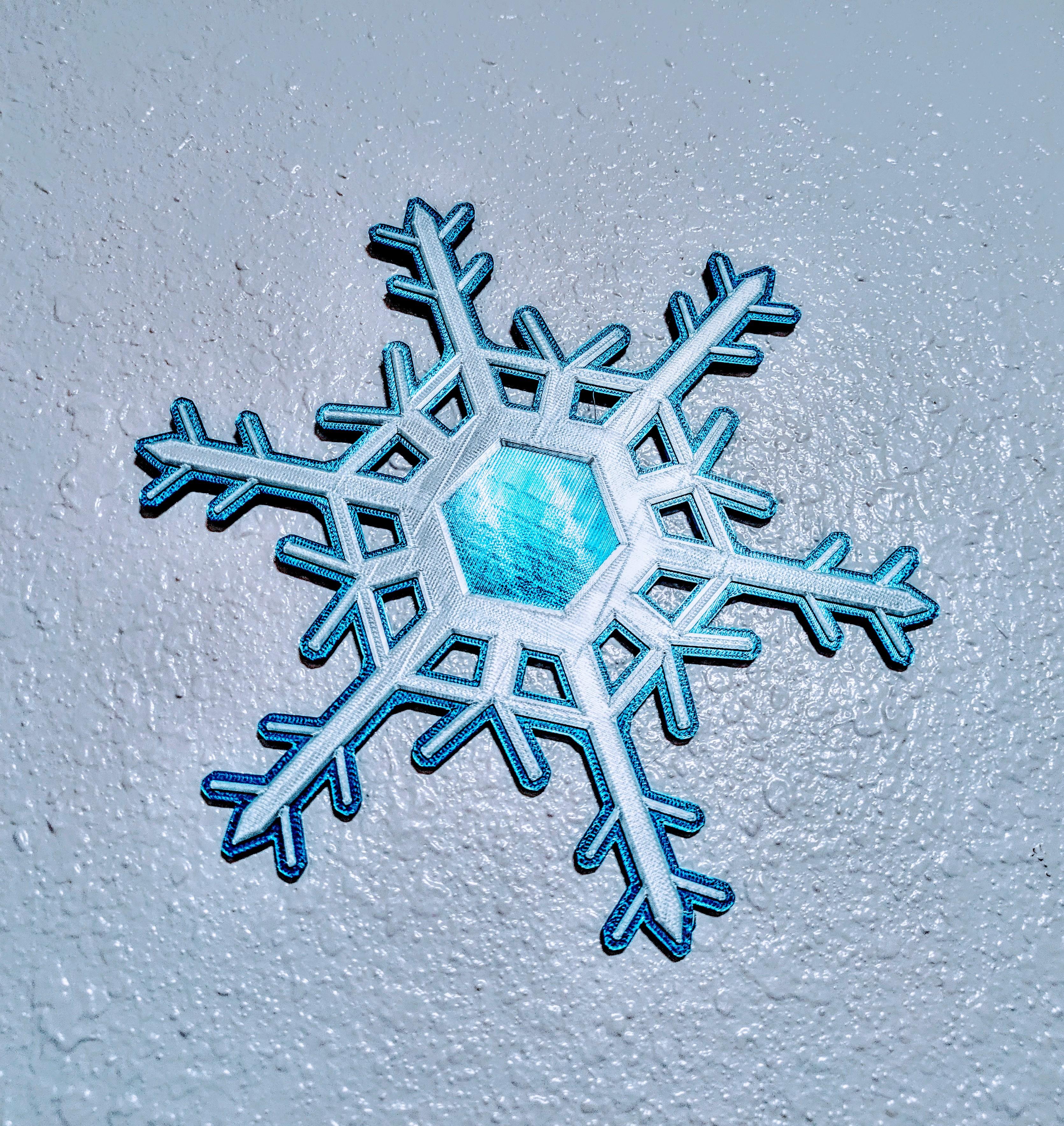 Snowflake (Wall Decor) 3d model