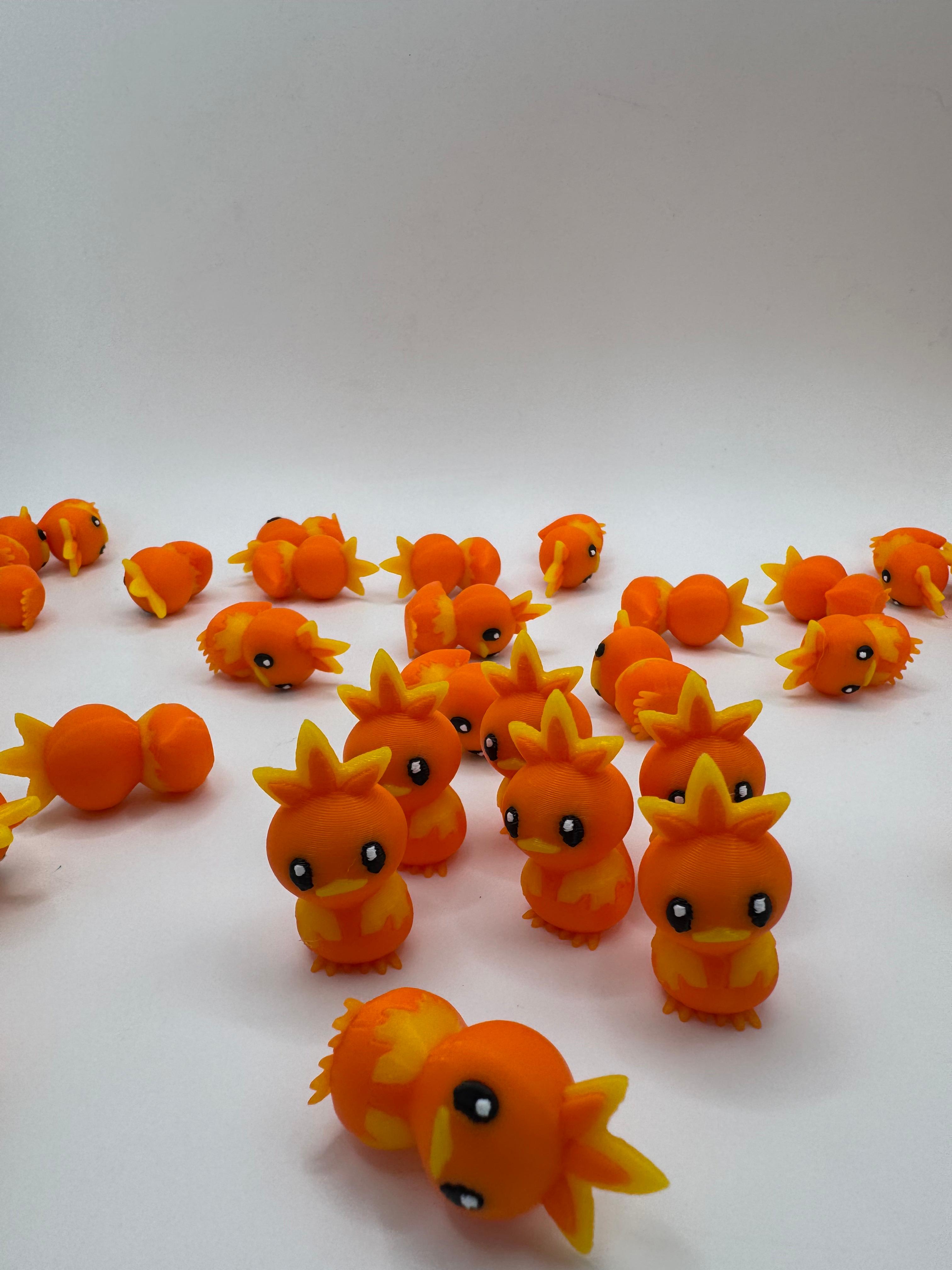 torchic Pokemon (no support, 3mf included) 3d model