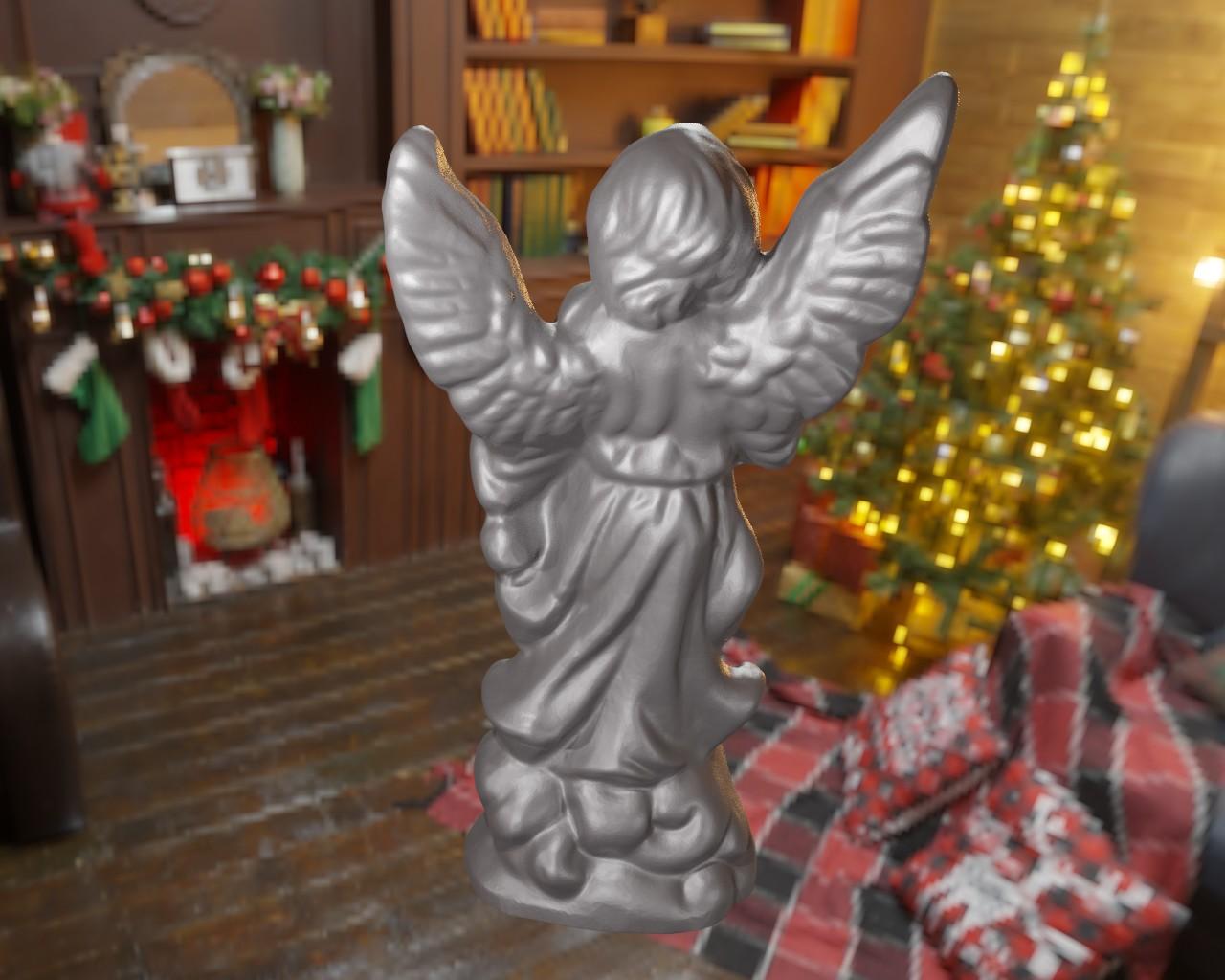 Christmas Angel Ornament 3d model