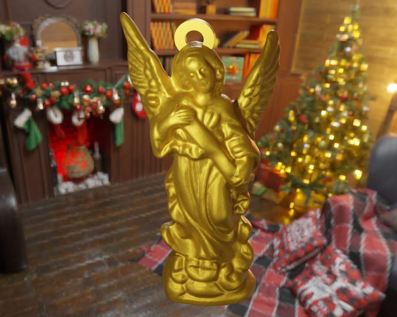 Christmas Angel Ornament 3d model
