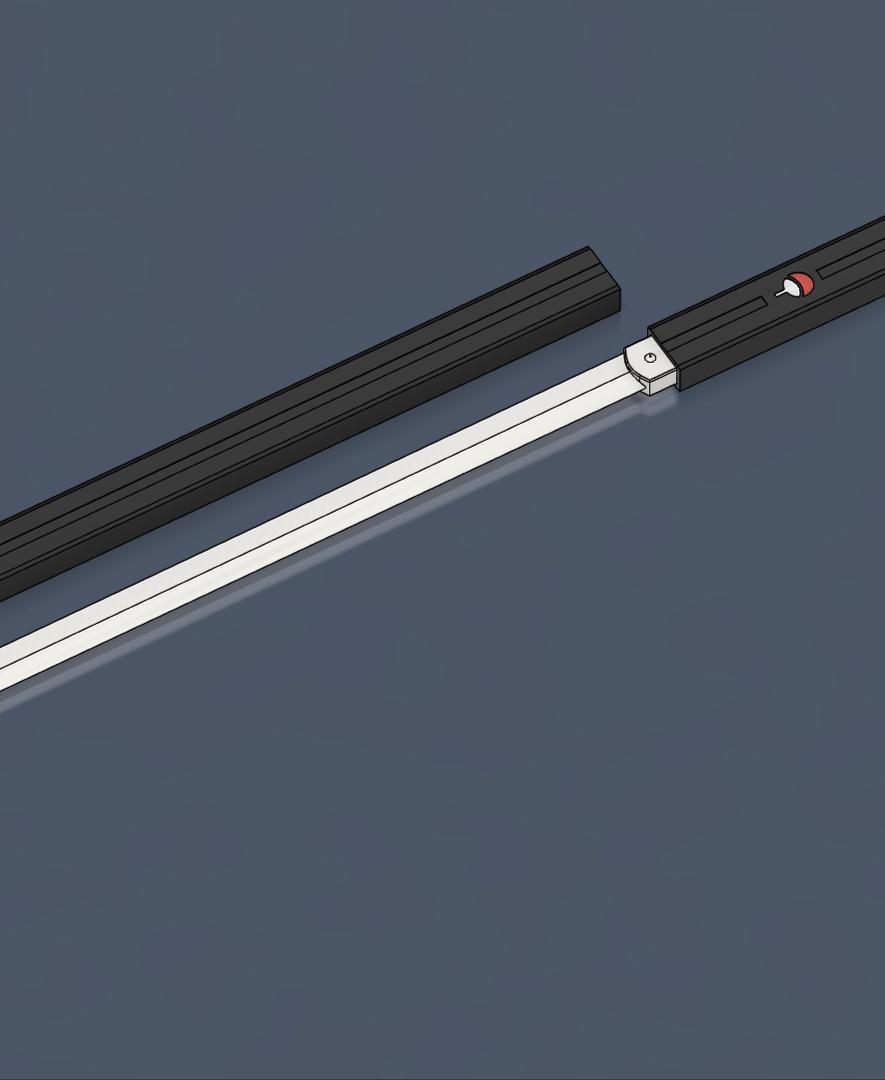 Sasuke Kusanagi Sword from Naruto 3d model