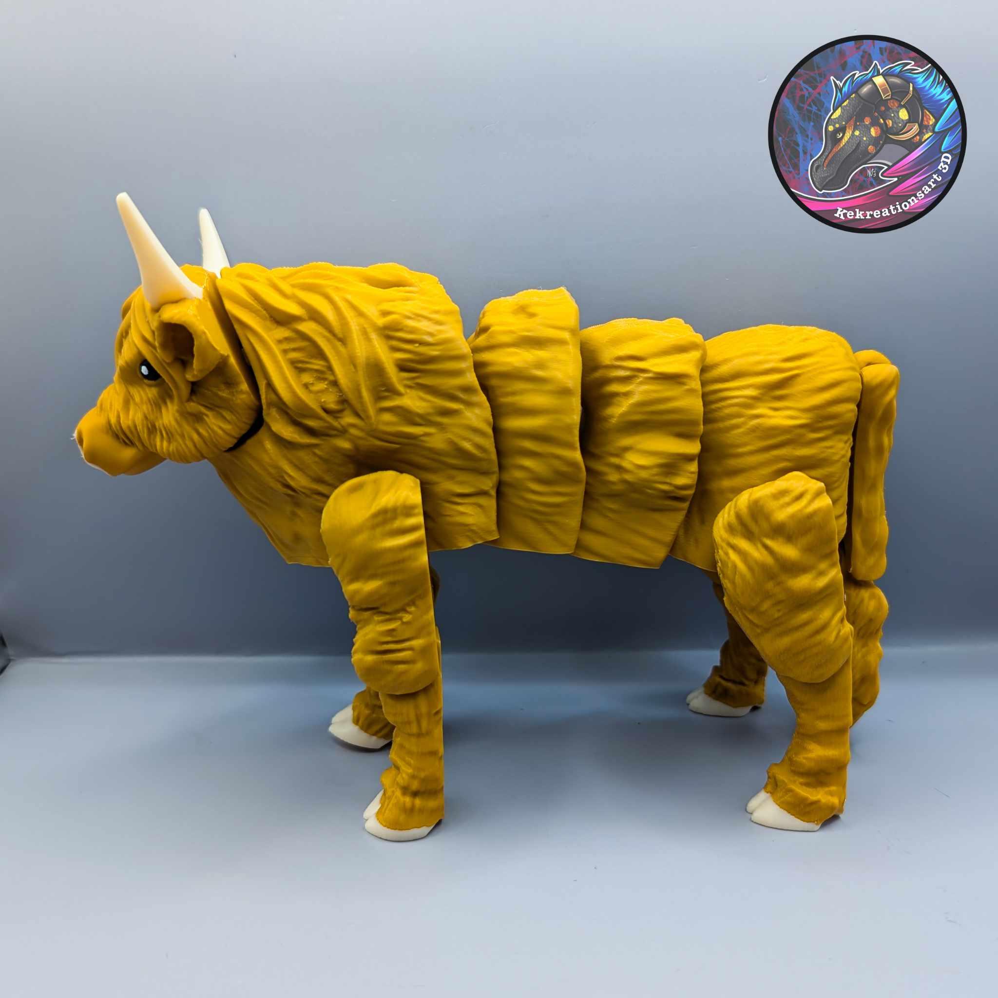 Flexi Highland Cow 3d model