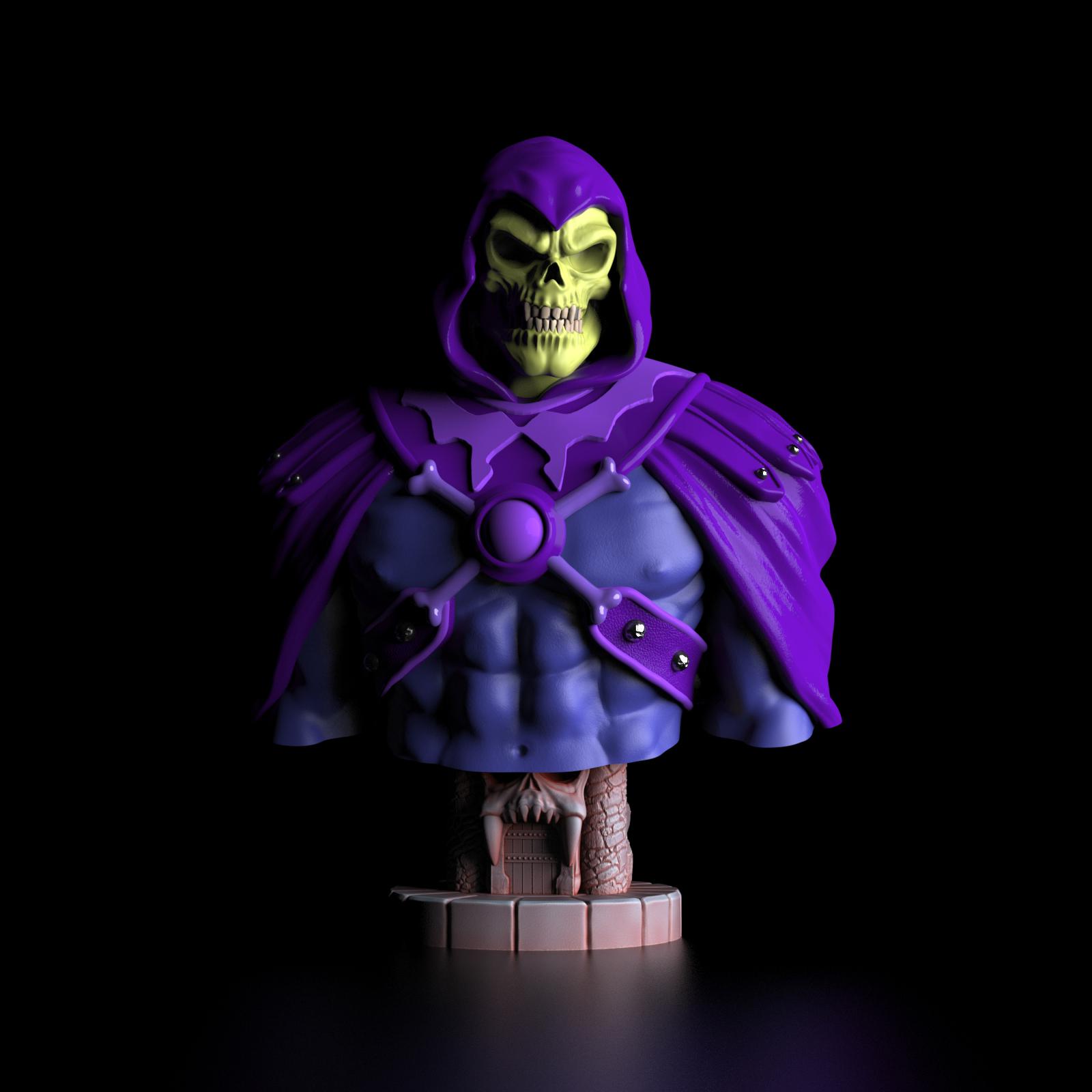 Skeletor Bust (Pre 3d model