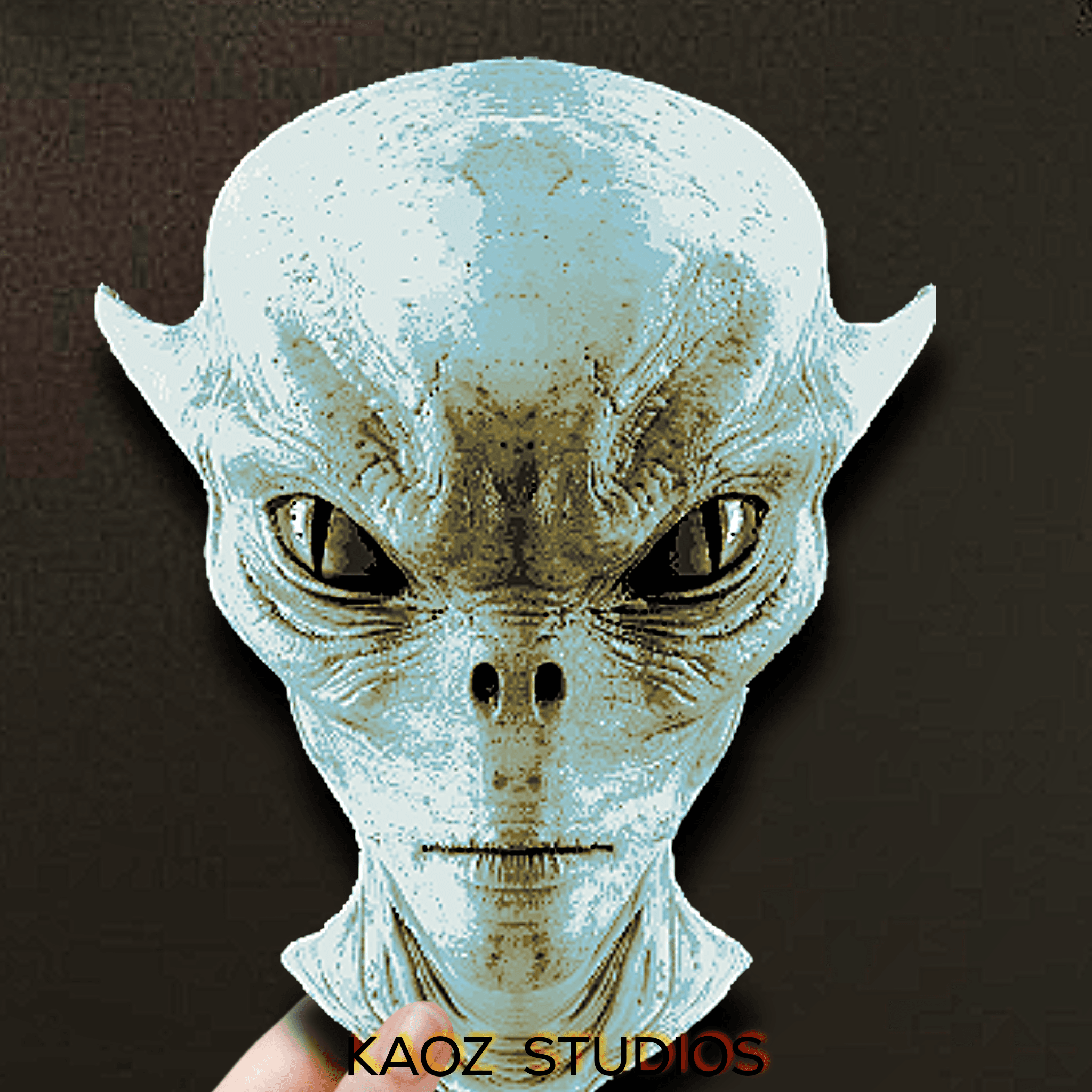 alien hueforge extra terrestial wall art outer space decor 3d model