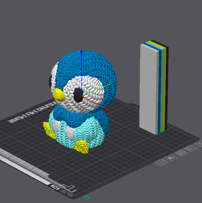 Knit Piplup - Pokemon 3d model