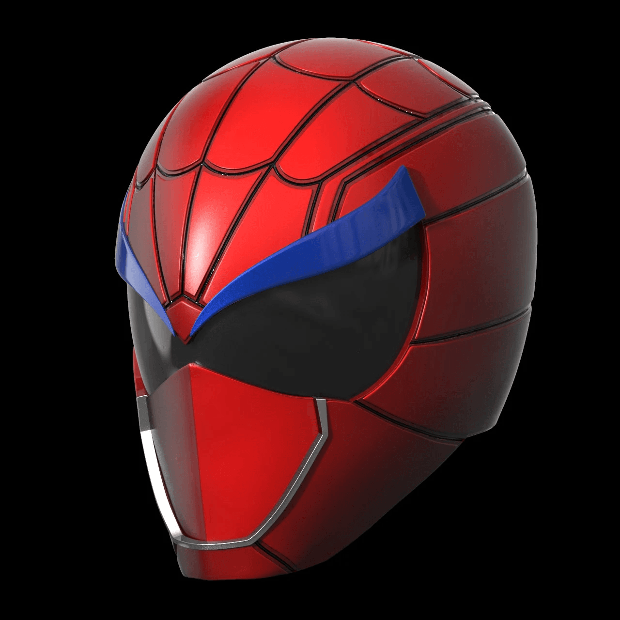 Spider Man Ranger Mask 3D Print File STL 3d model