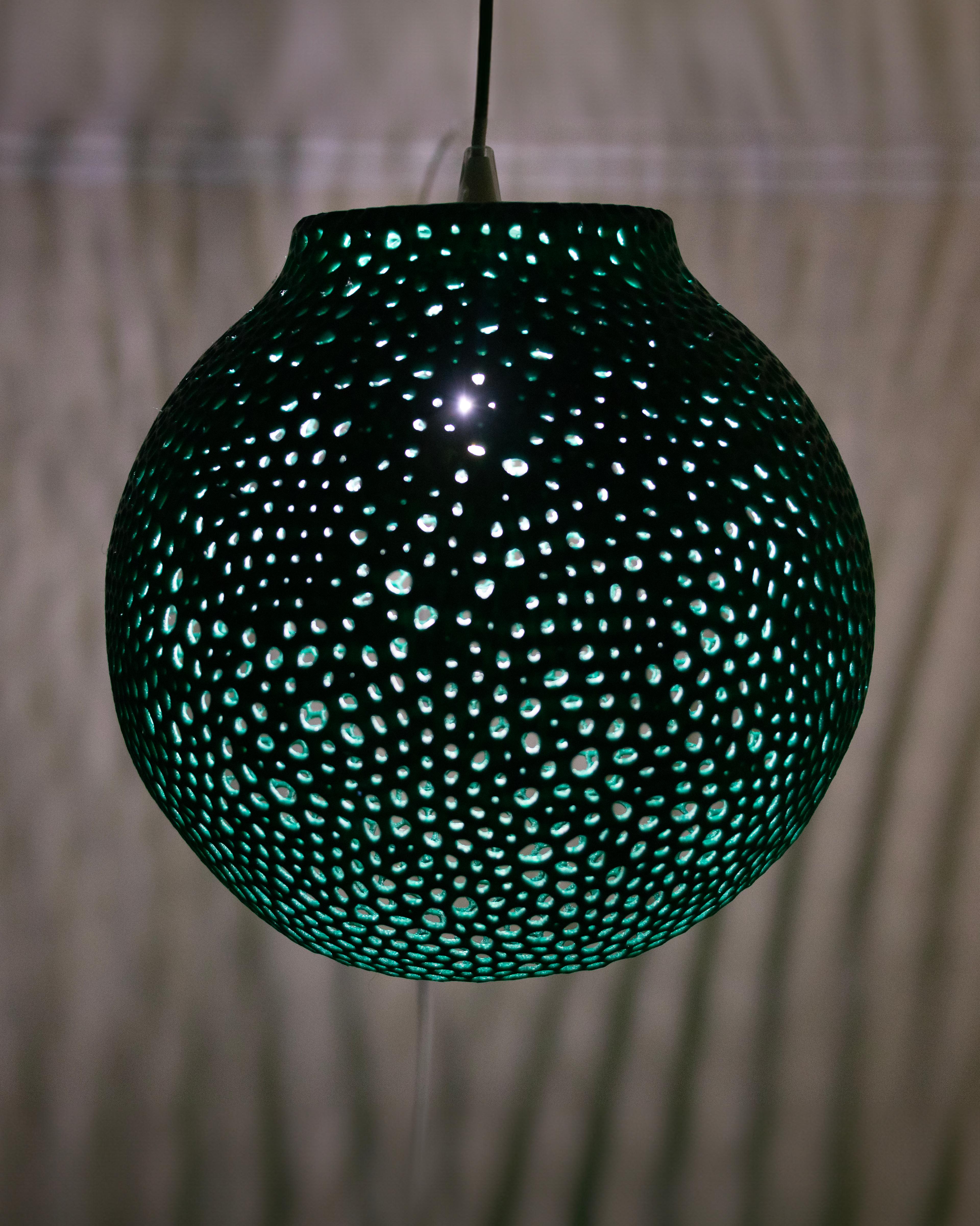 Giant Voronoi Split Globe Lamp 3d model