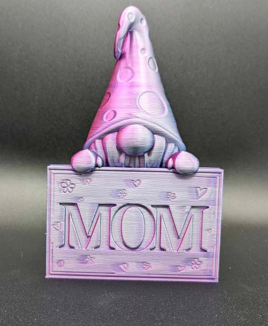 Gnome -Mom Sign 3d model