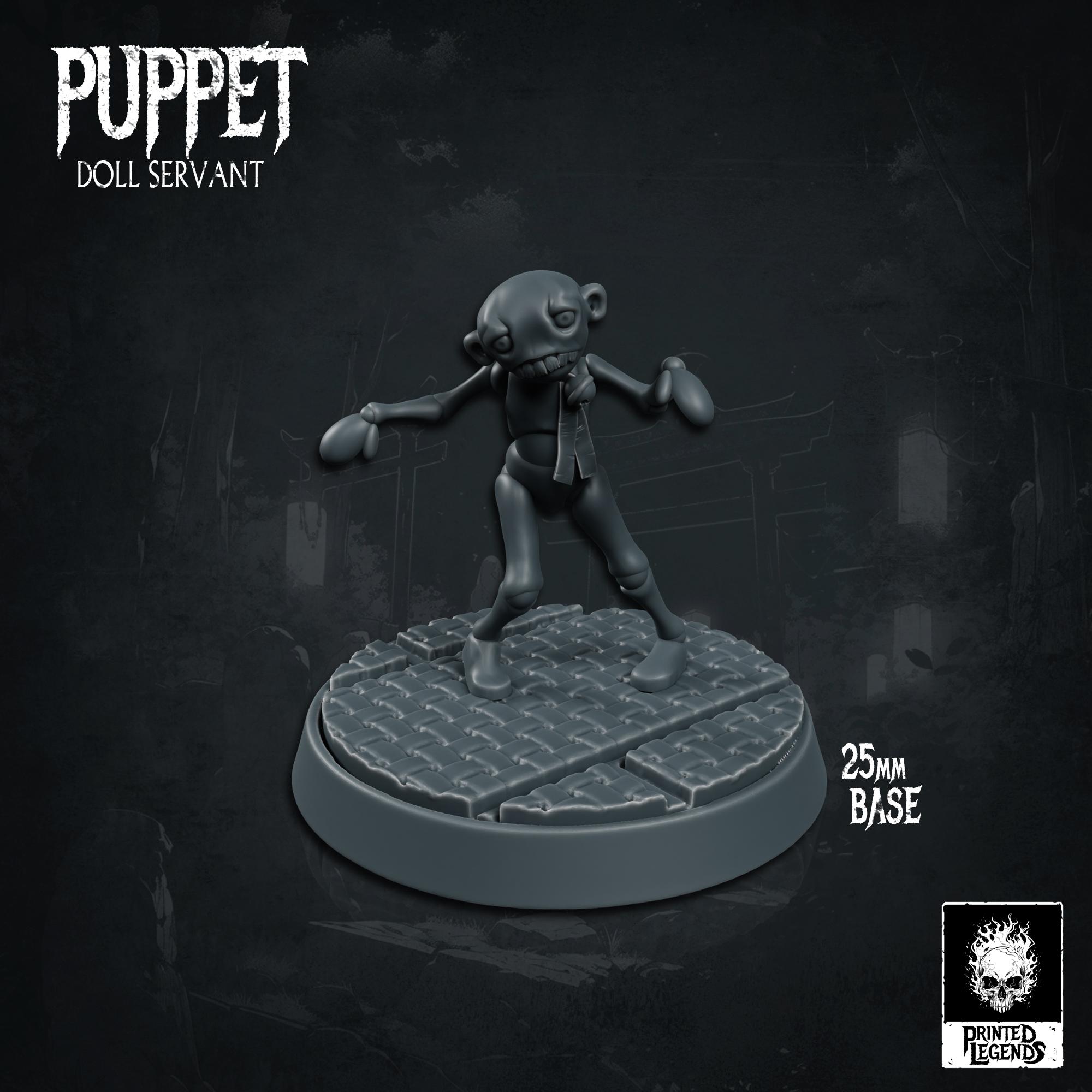 6x Puppets (25mm Bases) 3d model