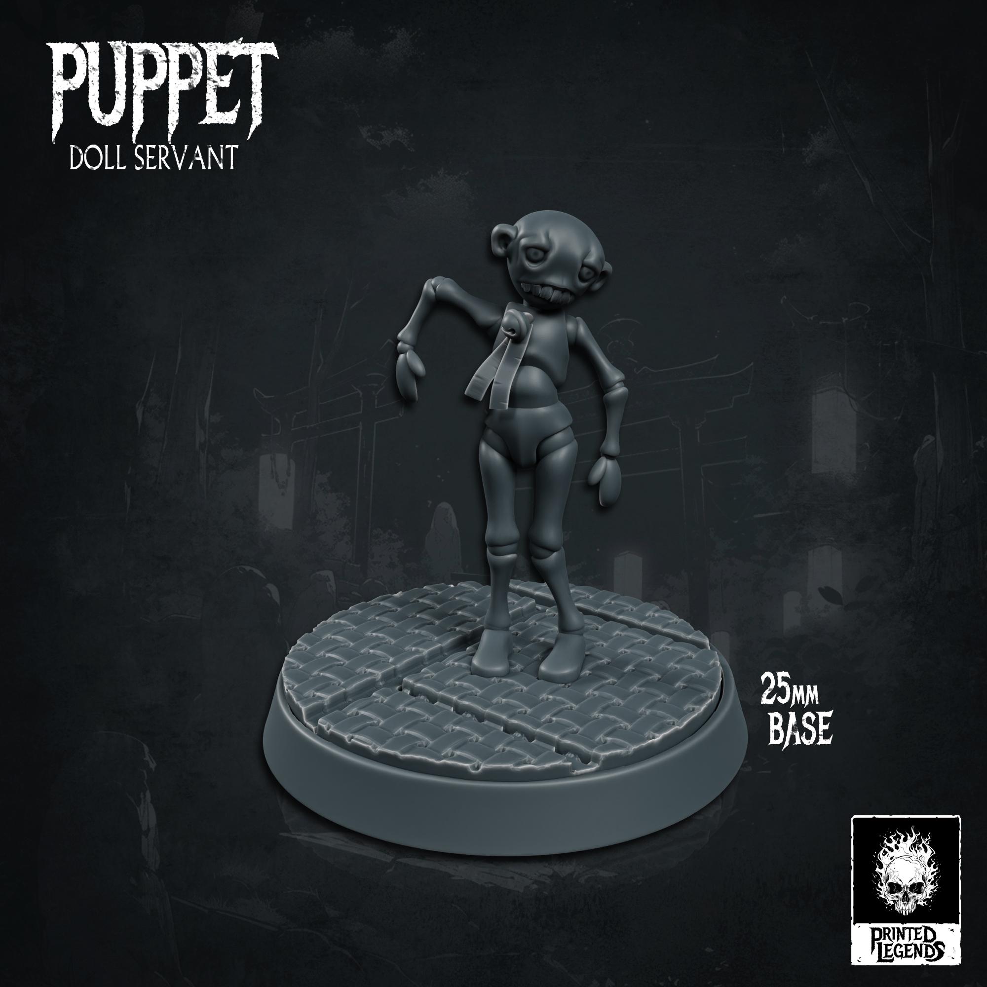 6x Puppets (25mm Bases) 3d model