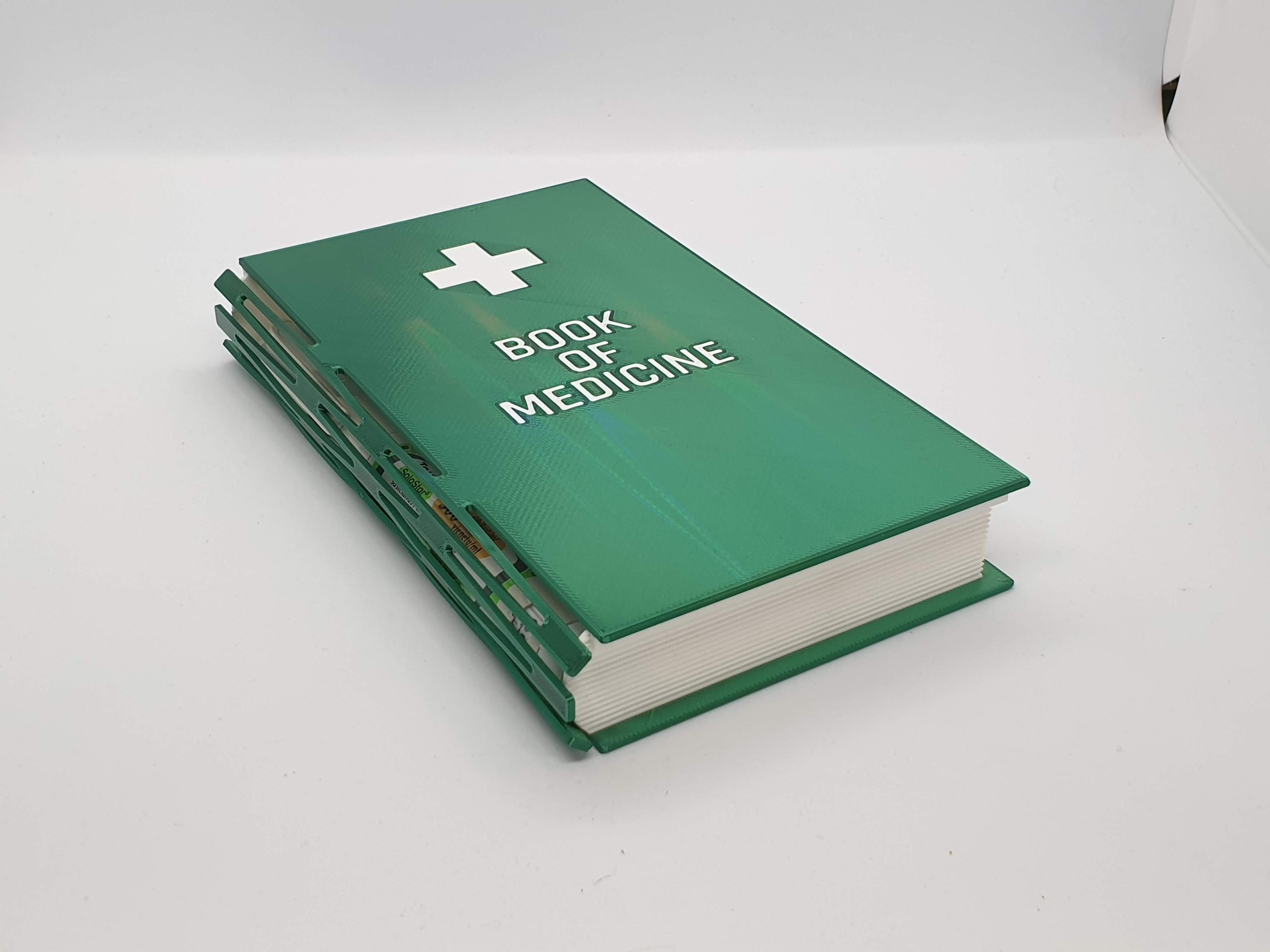 Book of Medicine — Travel pill box 3d model