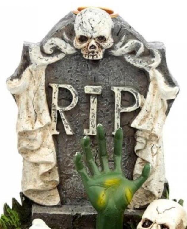 REMIX ME! Blank Halloween Gravestone Template | Easy Halloween Decorations | Table Decor - Tomb of exited Nordea's customers
 - 3d model