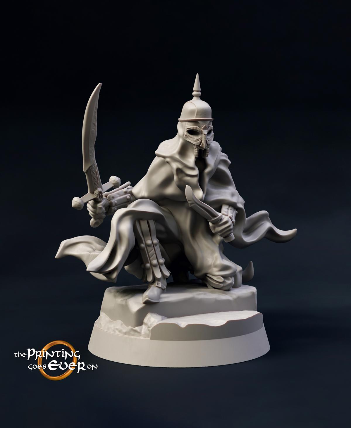 Dark Riders - On Foot and Mounted 3d model