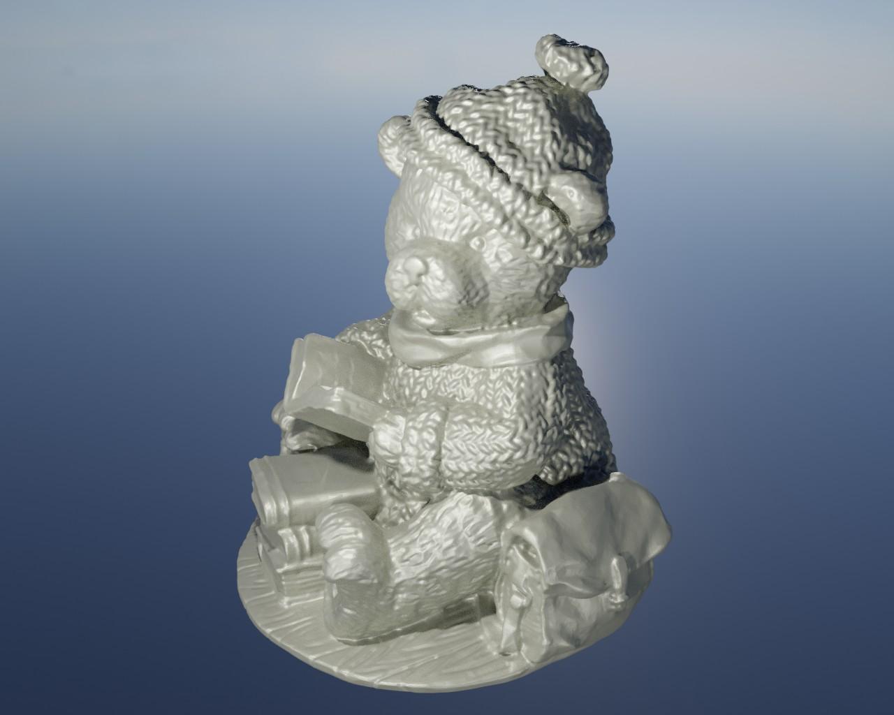 Christmas Bear Book 3d model