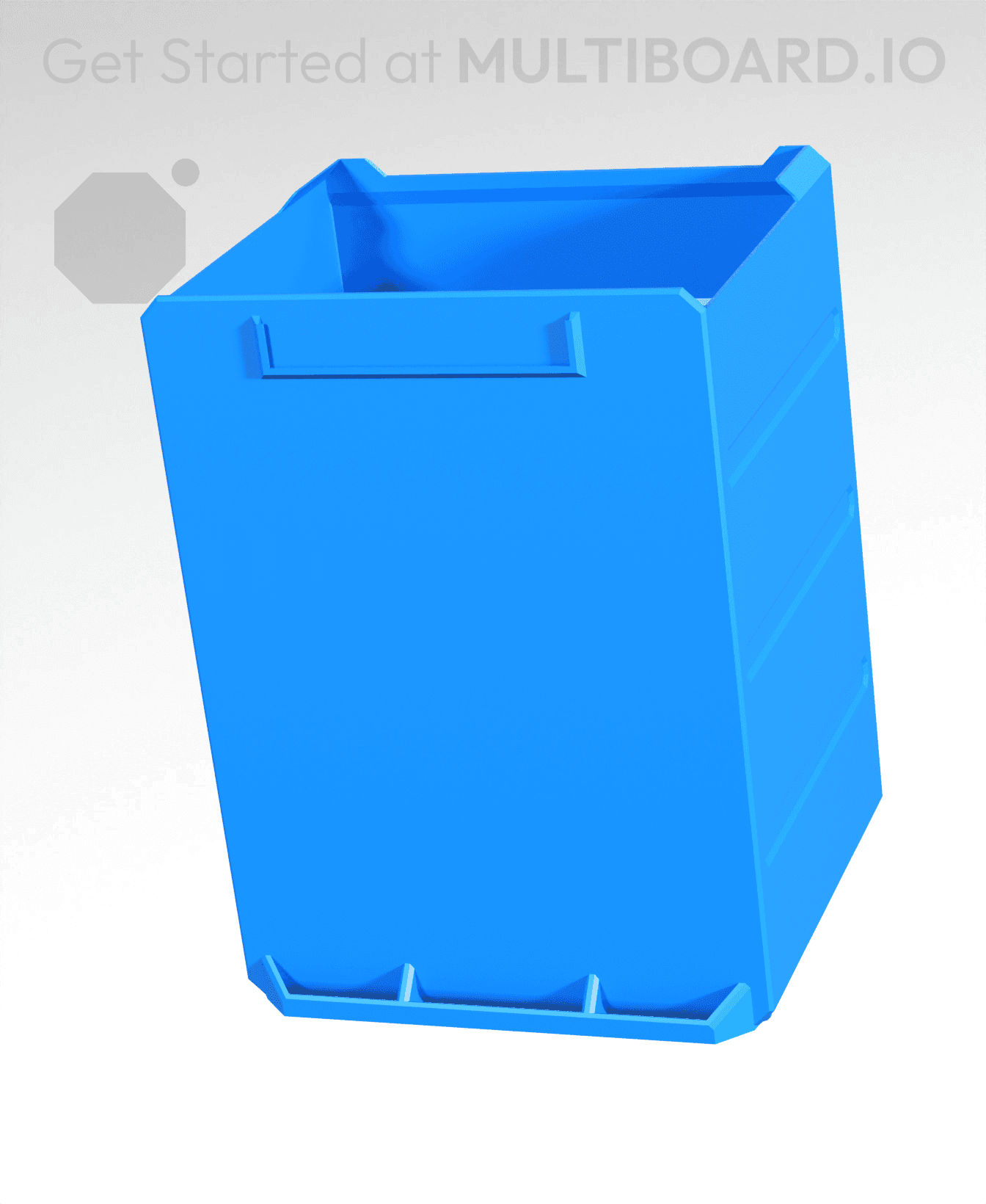 3x4x2.5-Deep - Multibin Simple Drawer 3d model