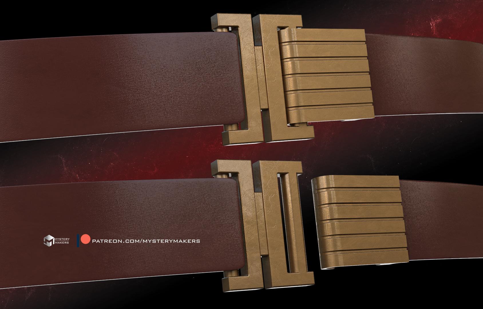 Belt buckle - Kay Vess 3d model
