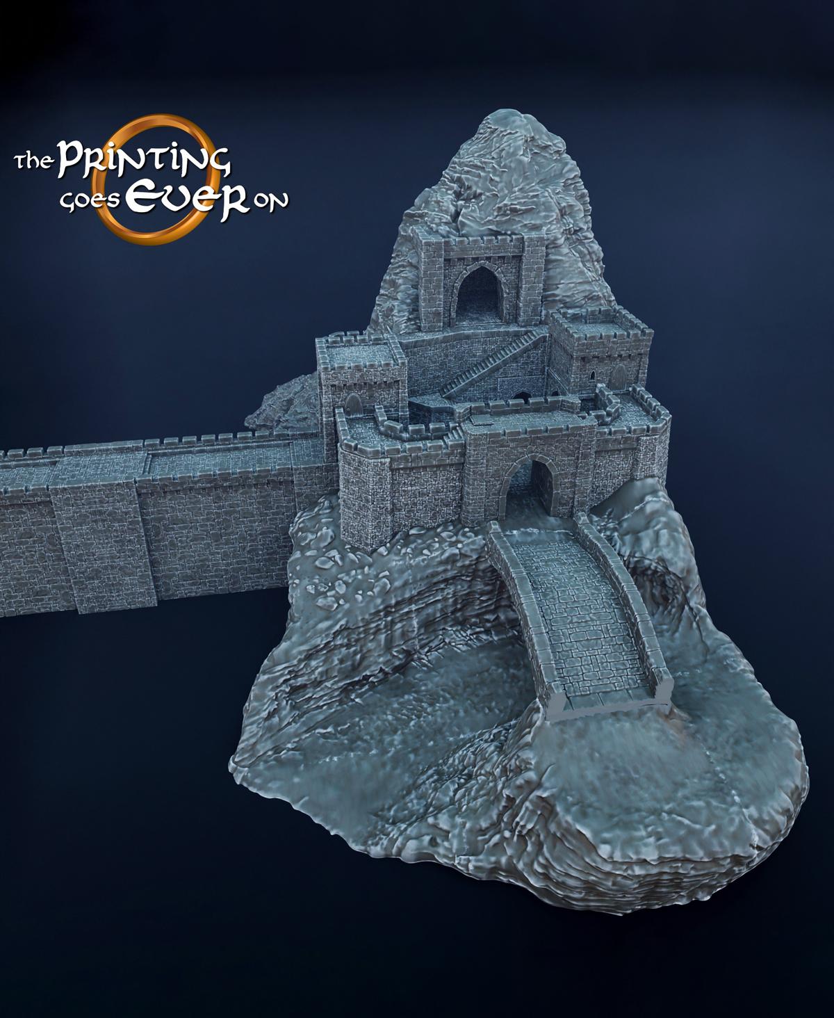 Mountain Fortress - Nine Month Longstay Gift 3d model