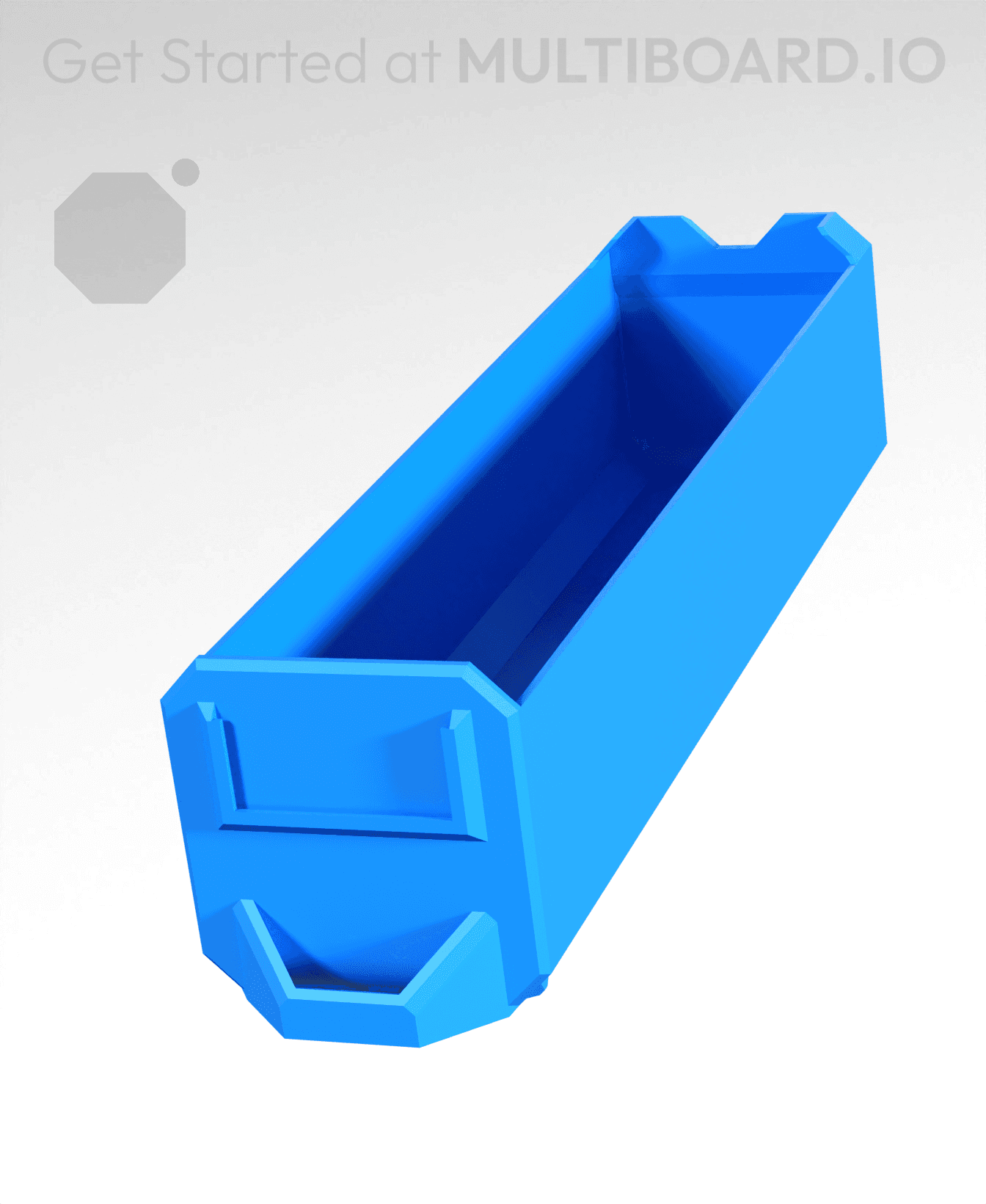 1x1x3·5-Deep - Linear Divided - Multibin Simple Drawer 3d model