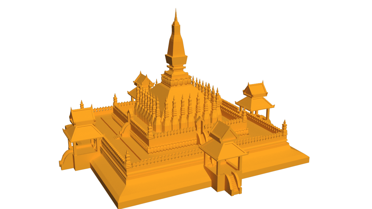 Pha That Luang - Laos.stl 3d model