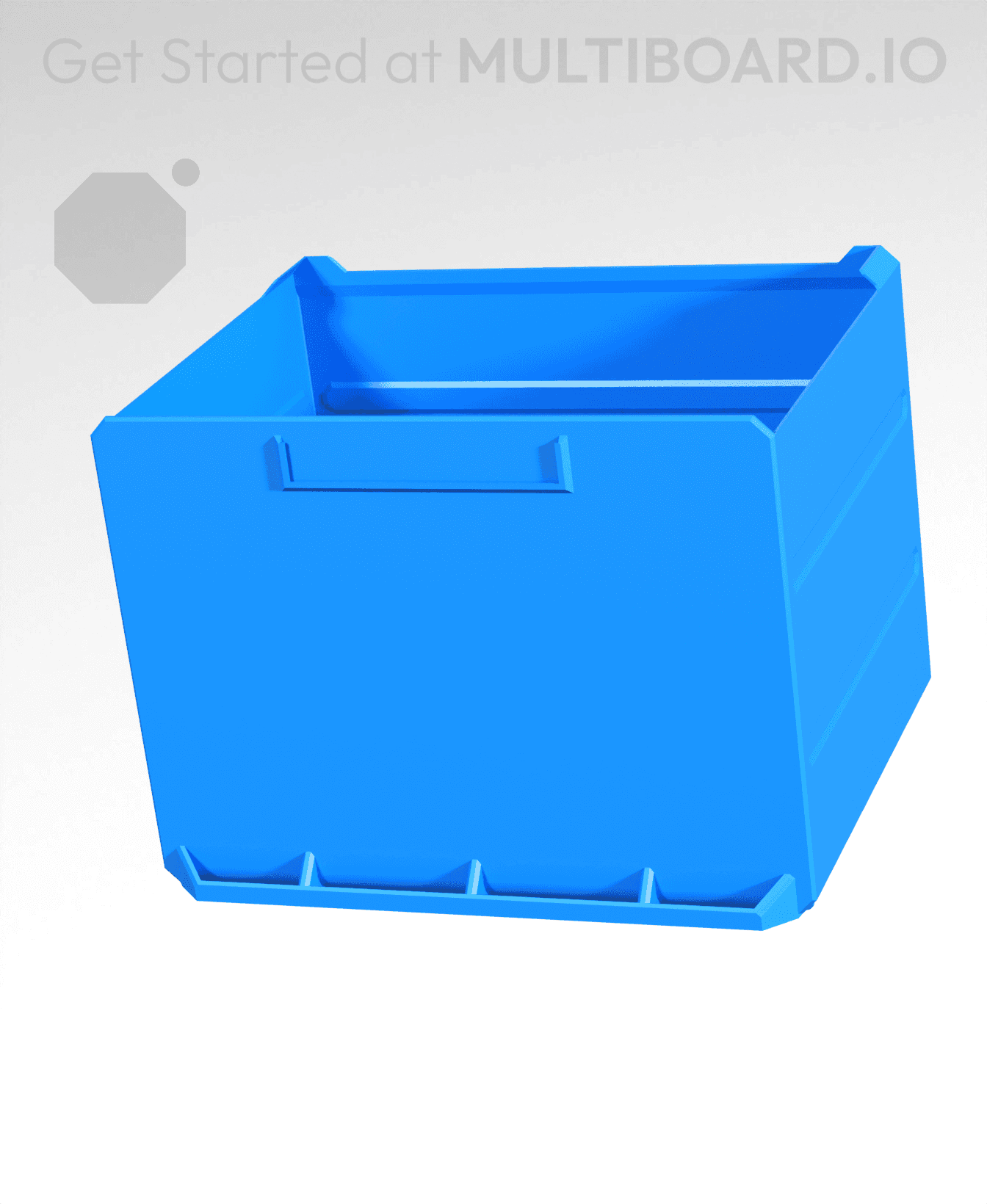 4x3x3-Deep - Multibin Simple Drawer 3d model