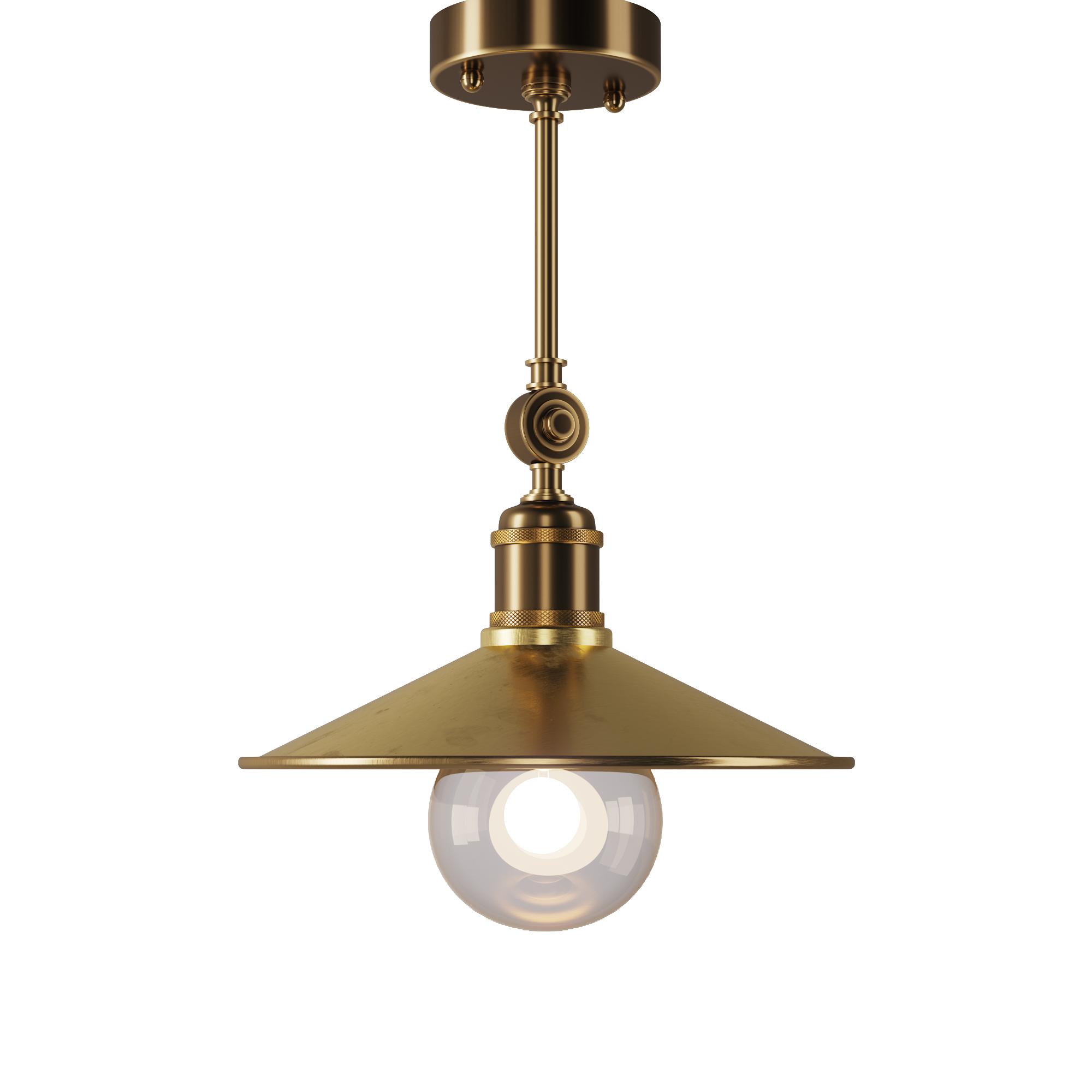 Brass lamp, SKU. 351 by Pikartlights 3d model