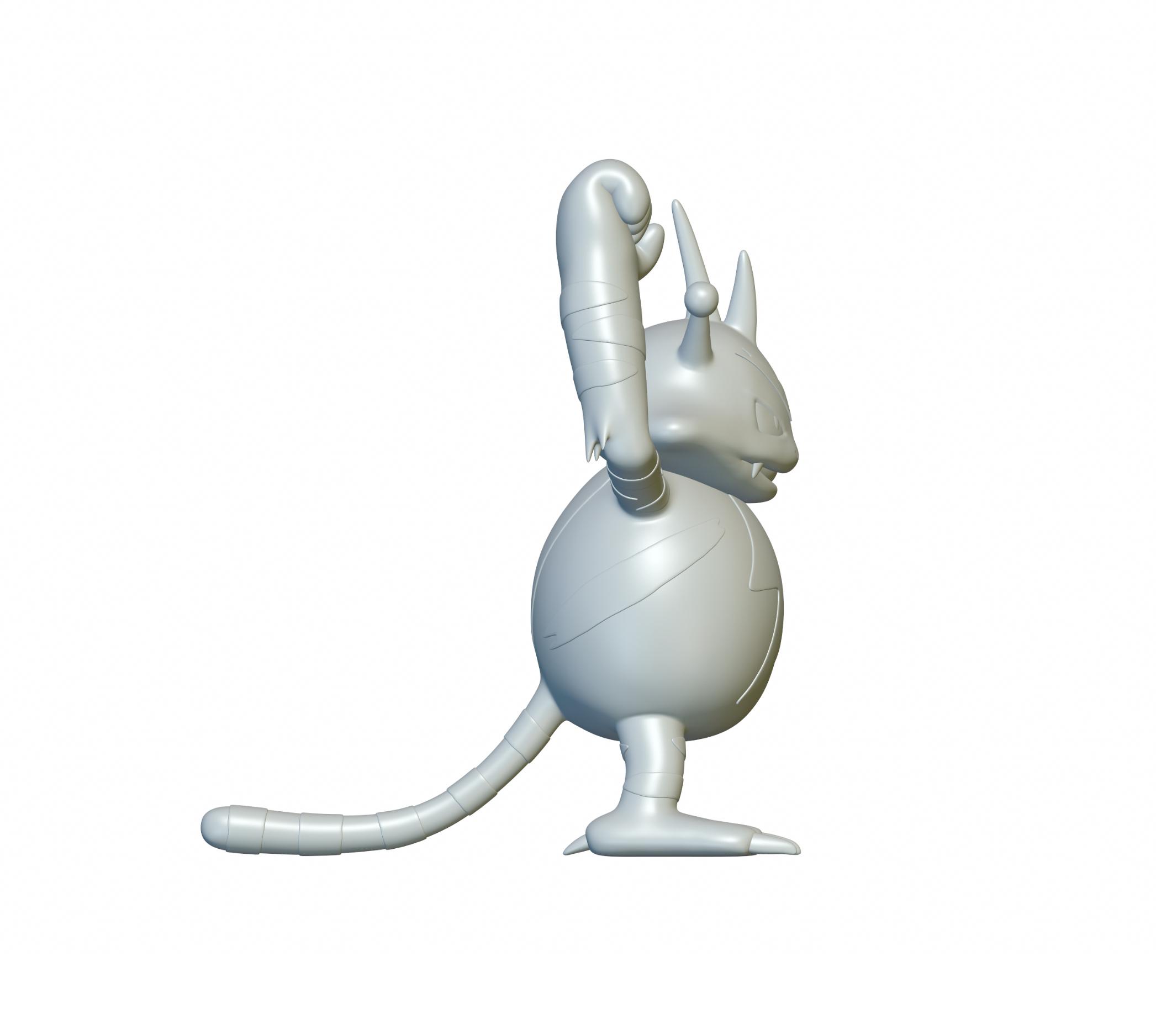 Pokemon Electabuzz #125 - Optimized for 3D Printing 3d model