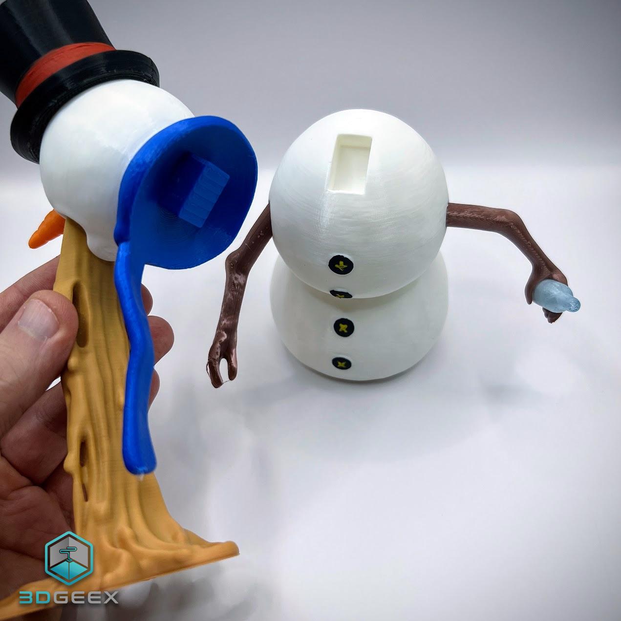 Puking Snowman 3d model