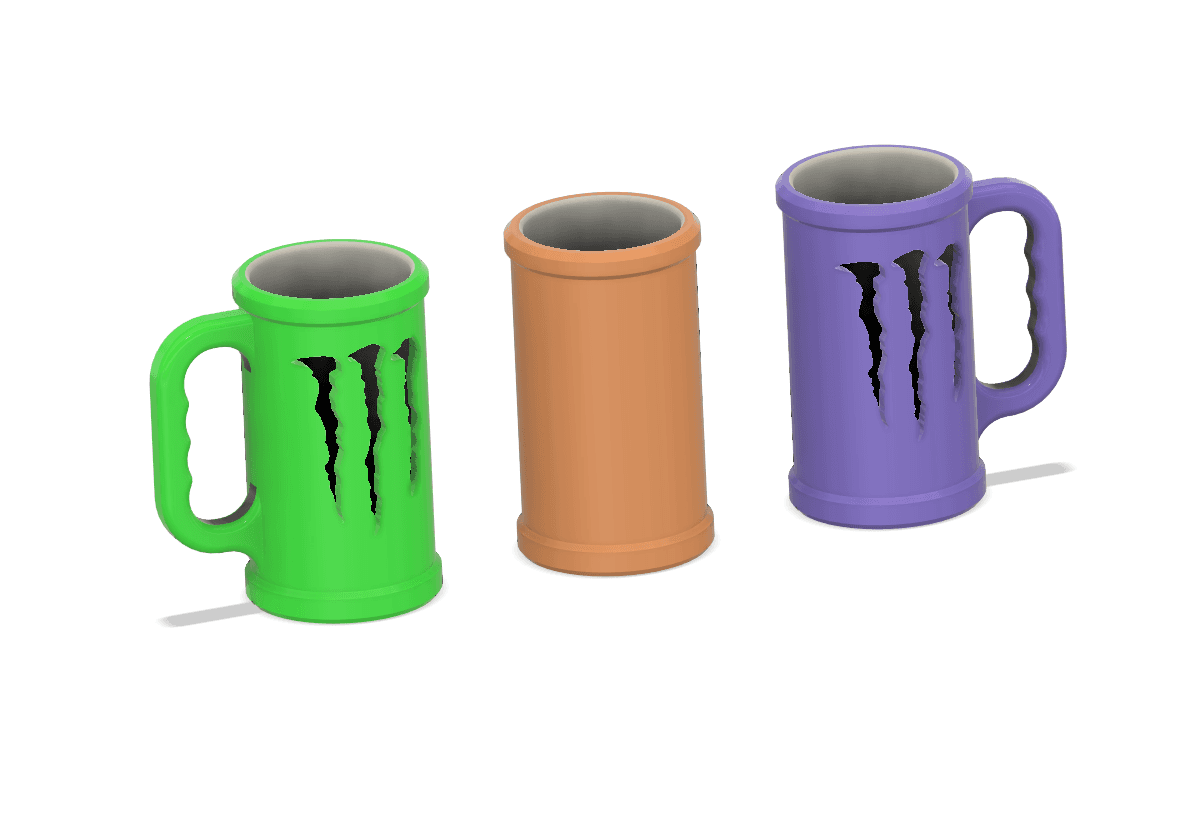 3D Printed Monster Energy Drink Holder