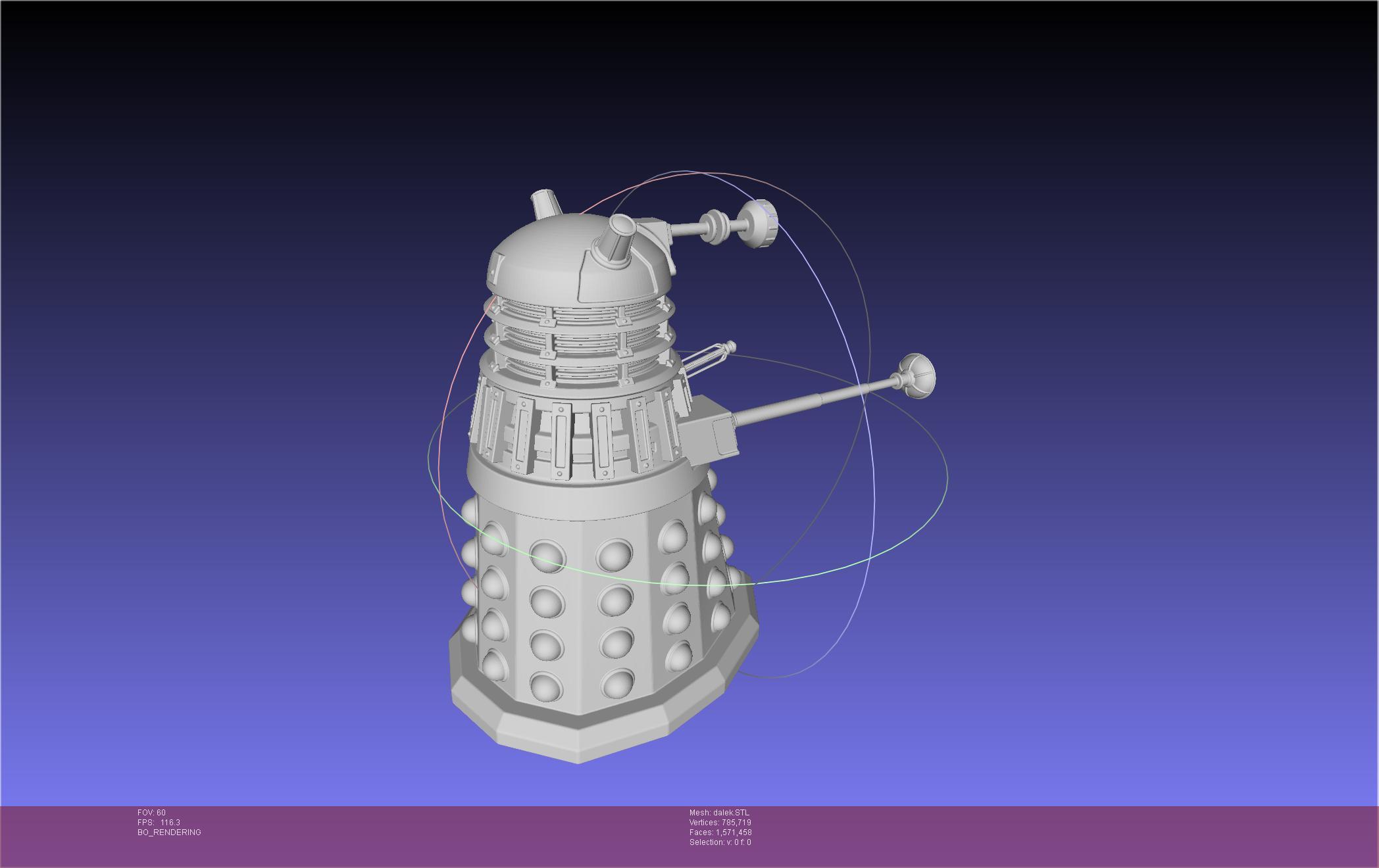 Doctor Who Dalek 3d model