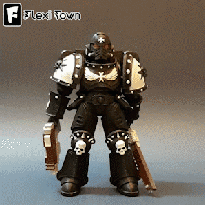 Flexi Print-in-Place Space Marine V3 3d model