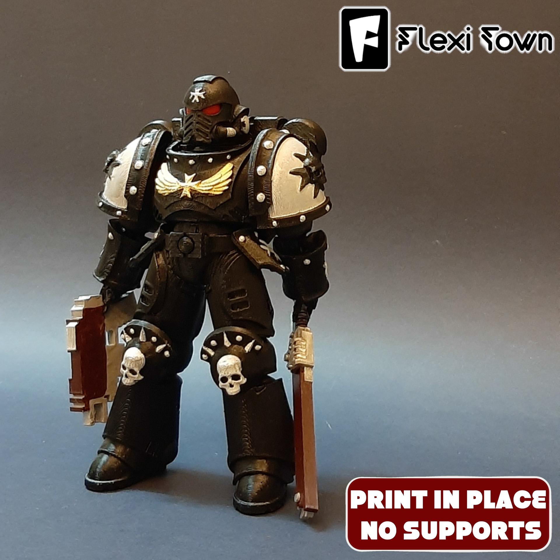 Flexi Print-in-Place Space Marine V3 3d model