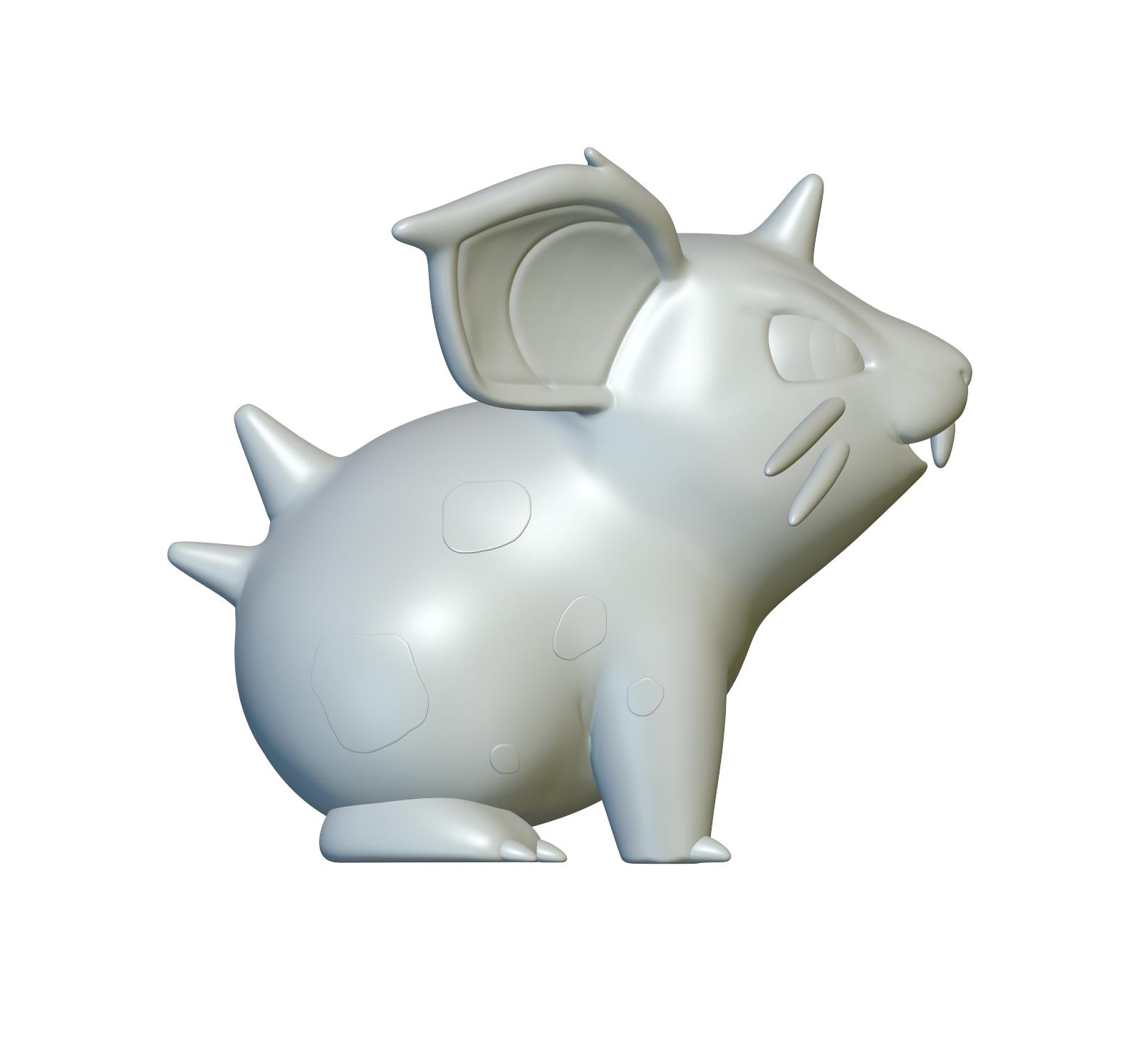 Pokemon Nidoran #29 - Optimized for 3D Printing 3d model