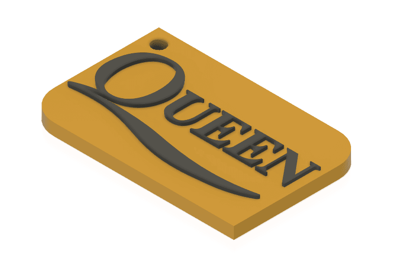 Keychain: Queen I 3d model