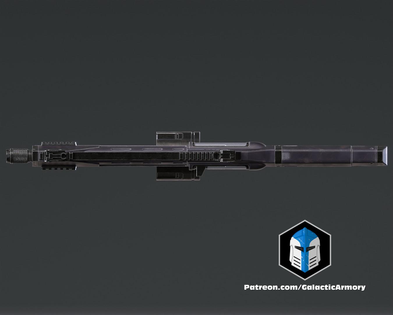 Halo Infinite Bulldog Shotgun - 3D Print Files 3d model