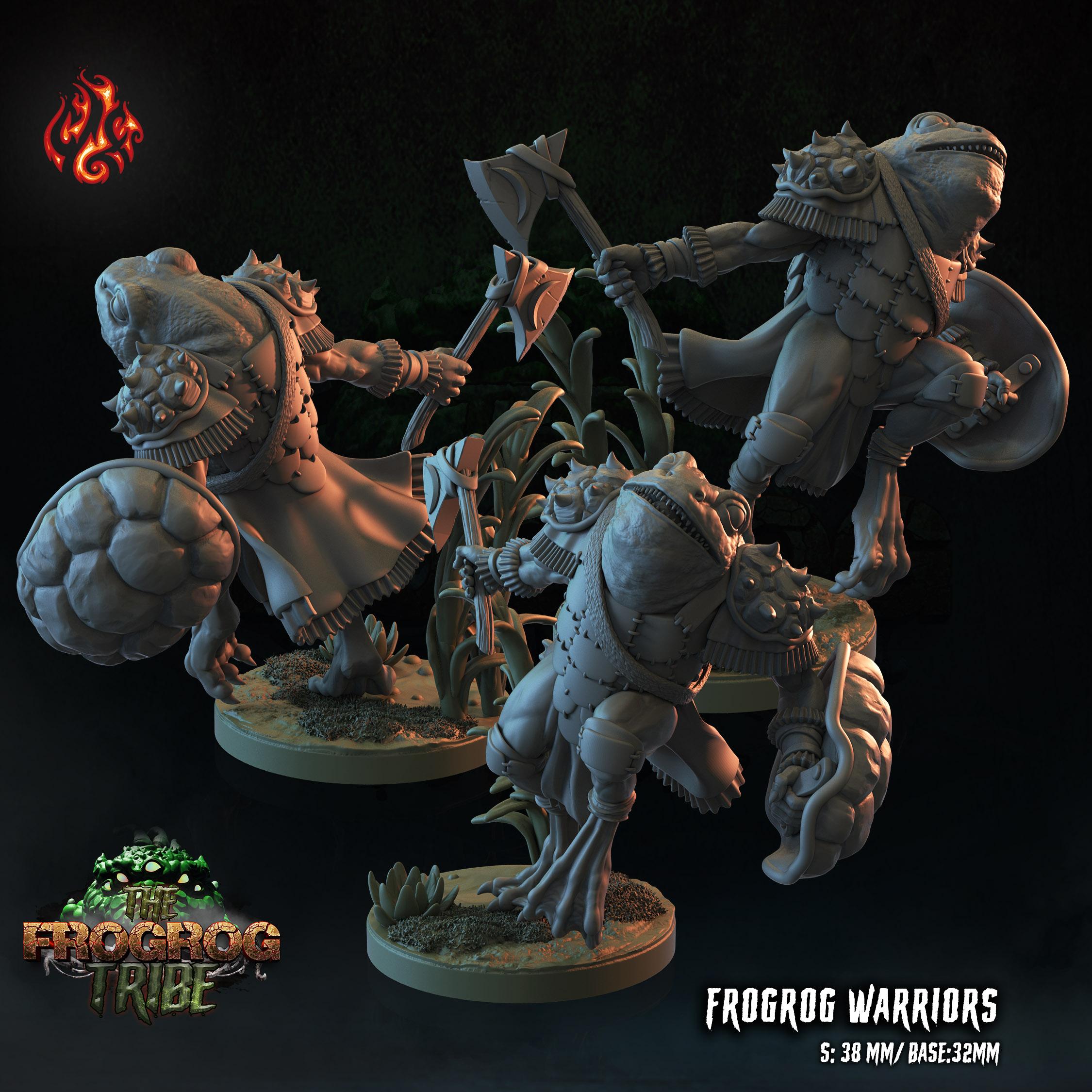 Frogrog Warriors 3d model