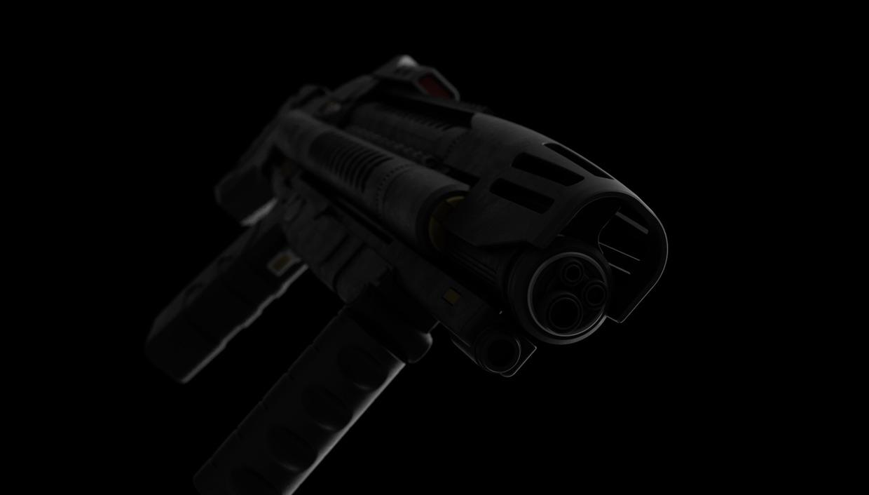 Star Trek Discovery Phaser Rifle 3d model