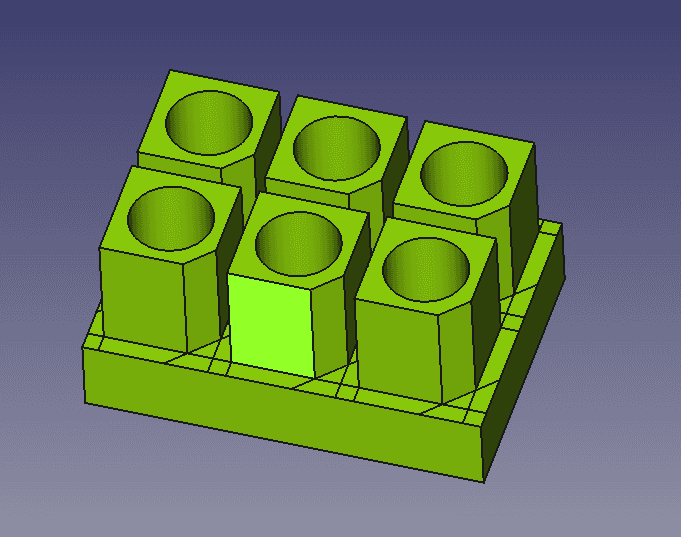 Parametric FreeCAD model for 3.5mm banana plug, connector, housing, male and female - Plug end - 3d model