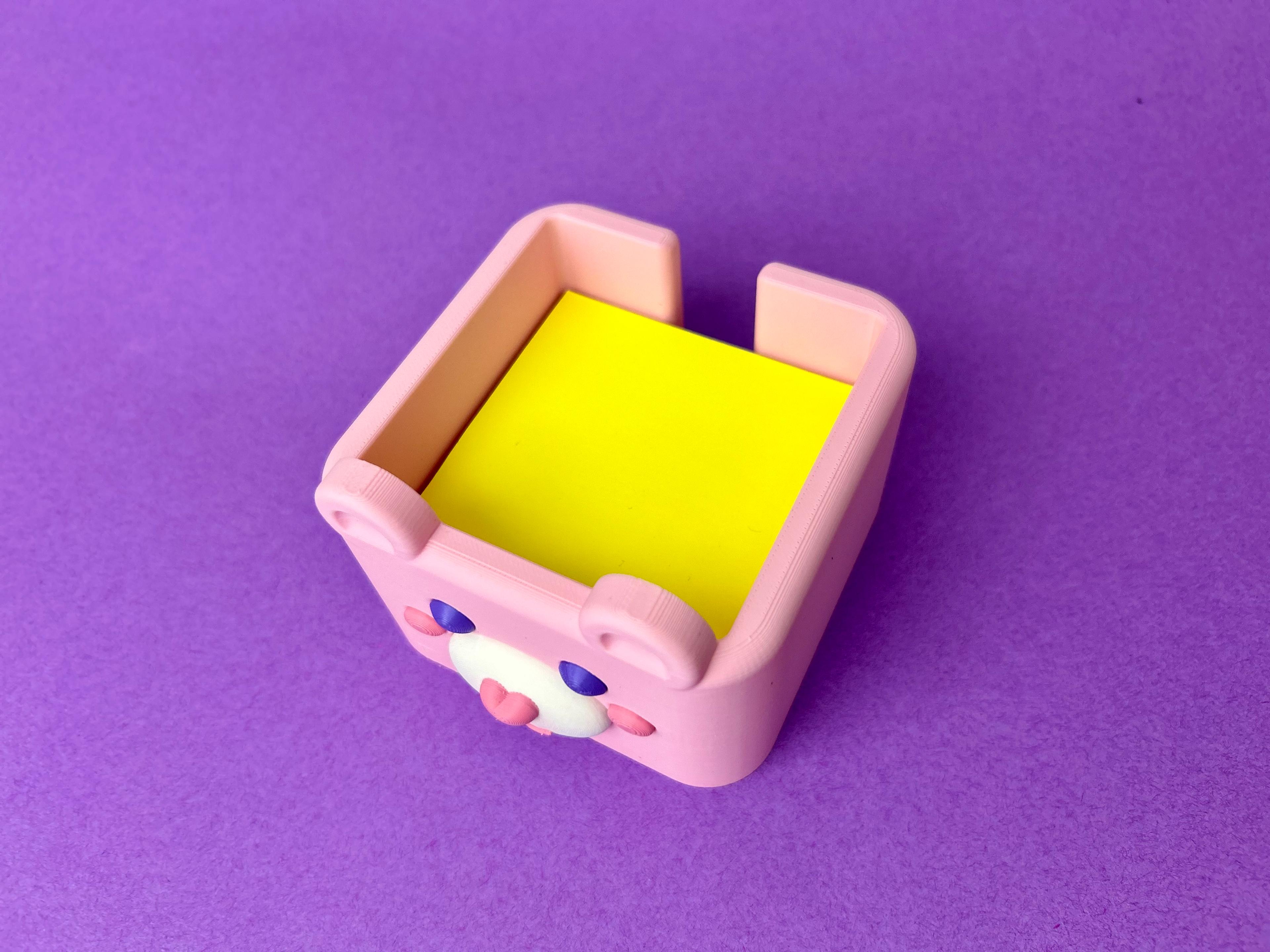 Bear Sticky Note Holder 3d model