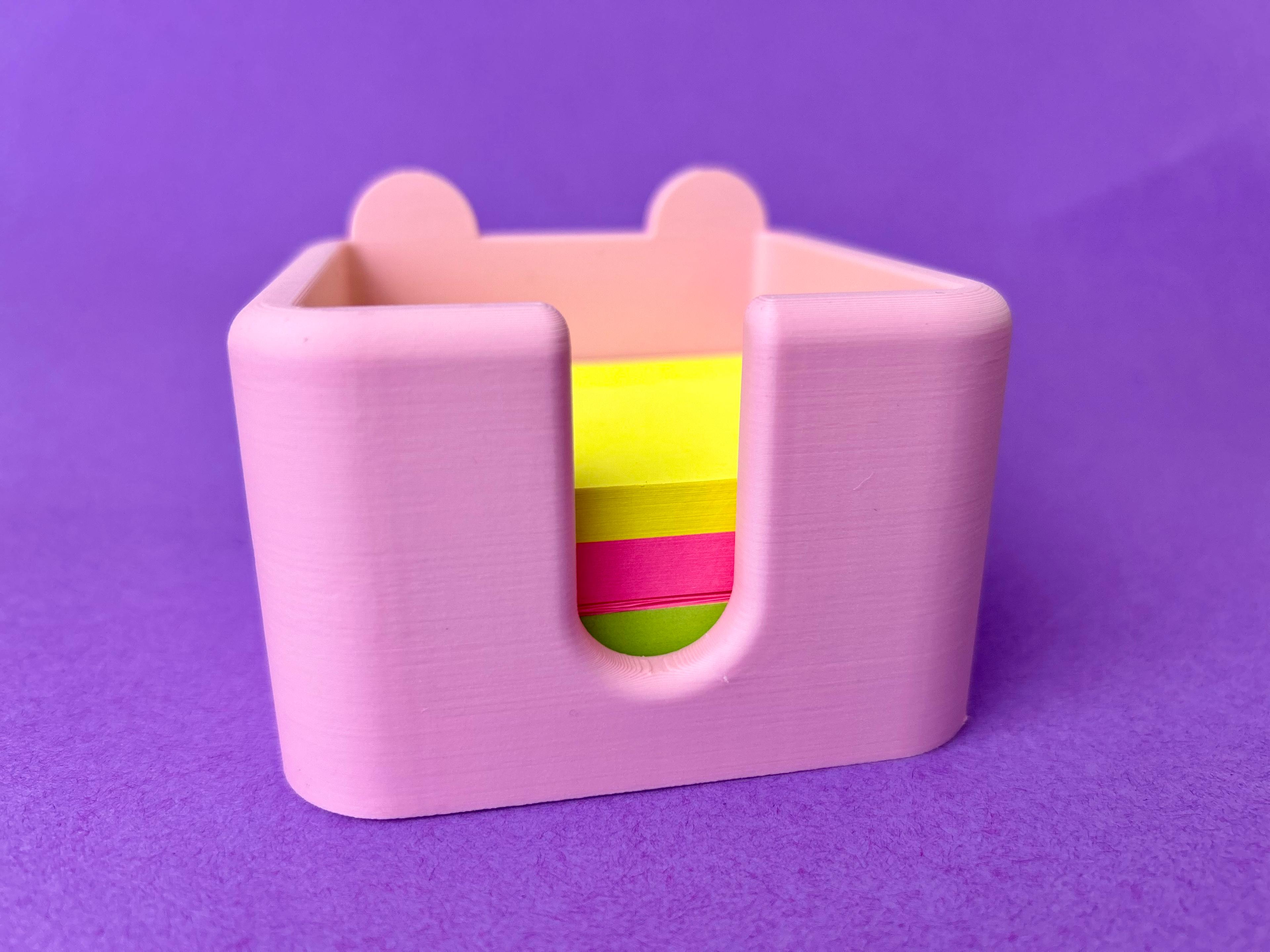 Bear Sticky Note Holder 3d model