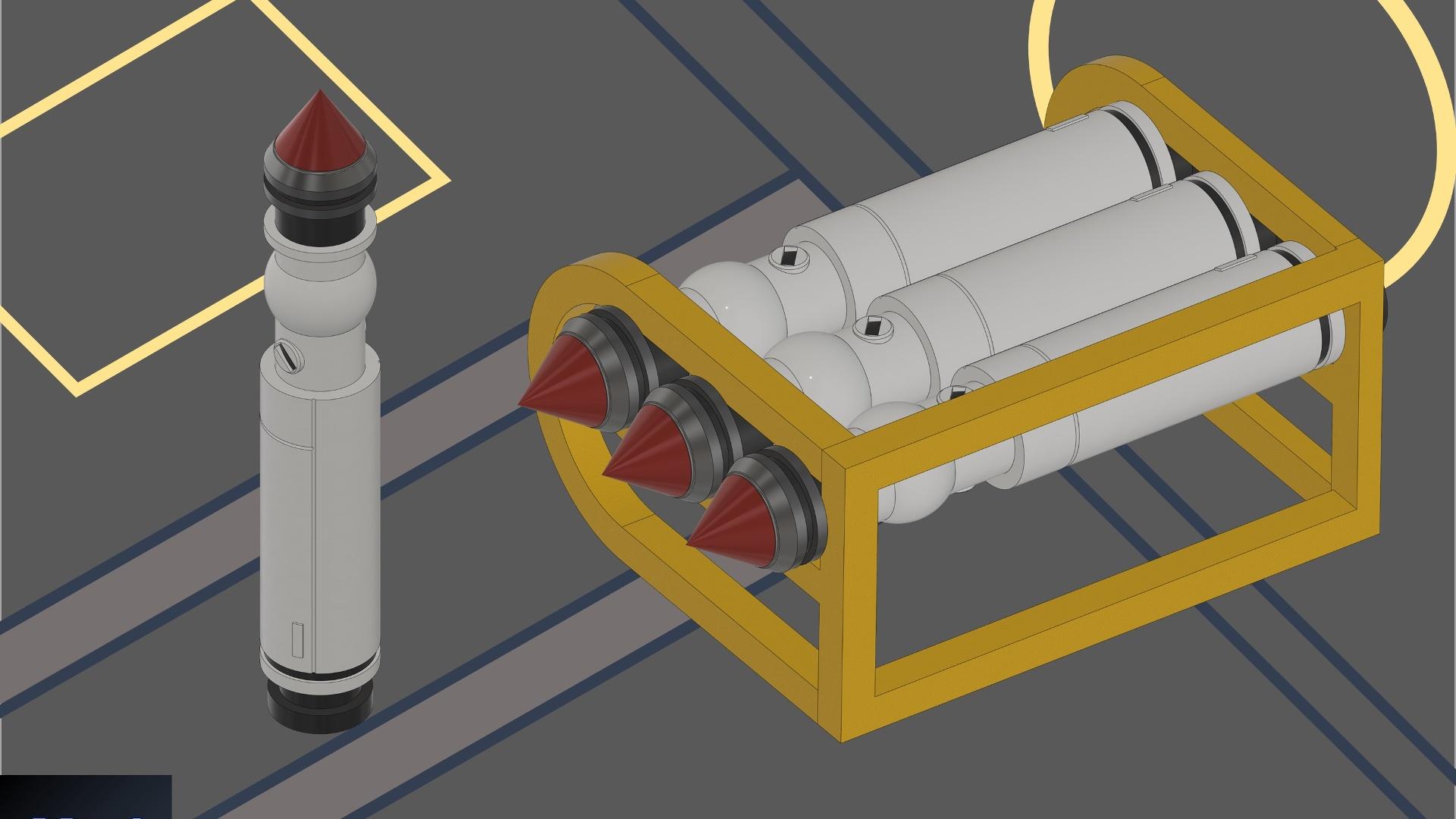 Rebel Hangar Equipment - 1/12, 1/18 and 1/72 scale 3d model