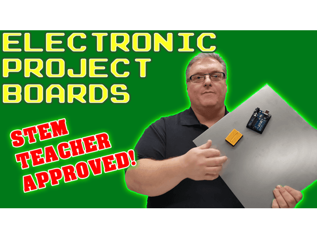 Magnetic Electronic Project Boards 3d model
