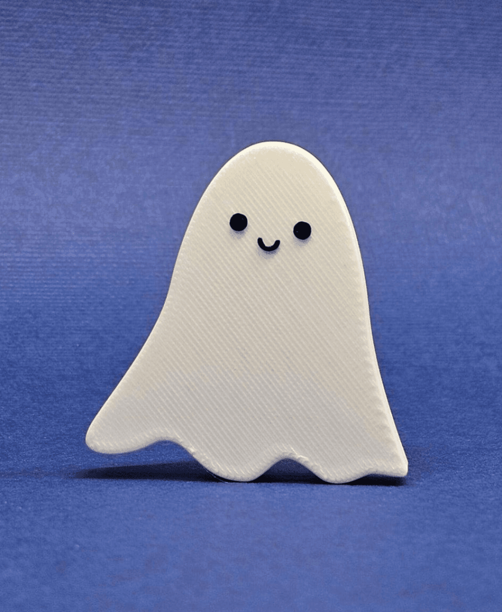 Kawaii Smiling Ghost | Halloween Decor | Cute Standing Ghost (Single color per layer) 3d model