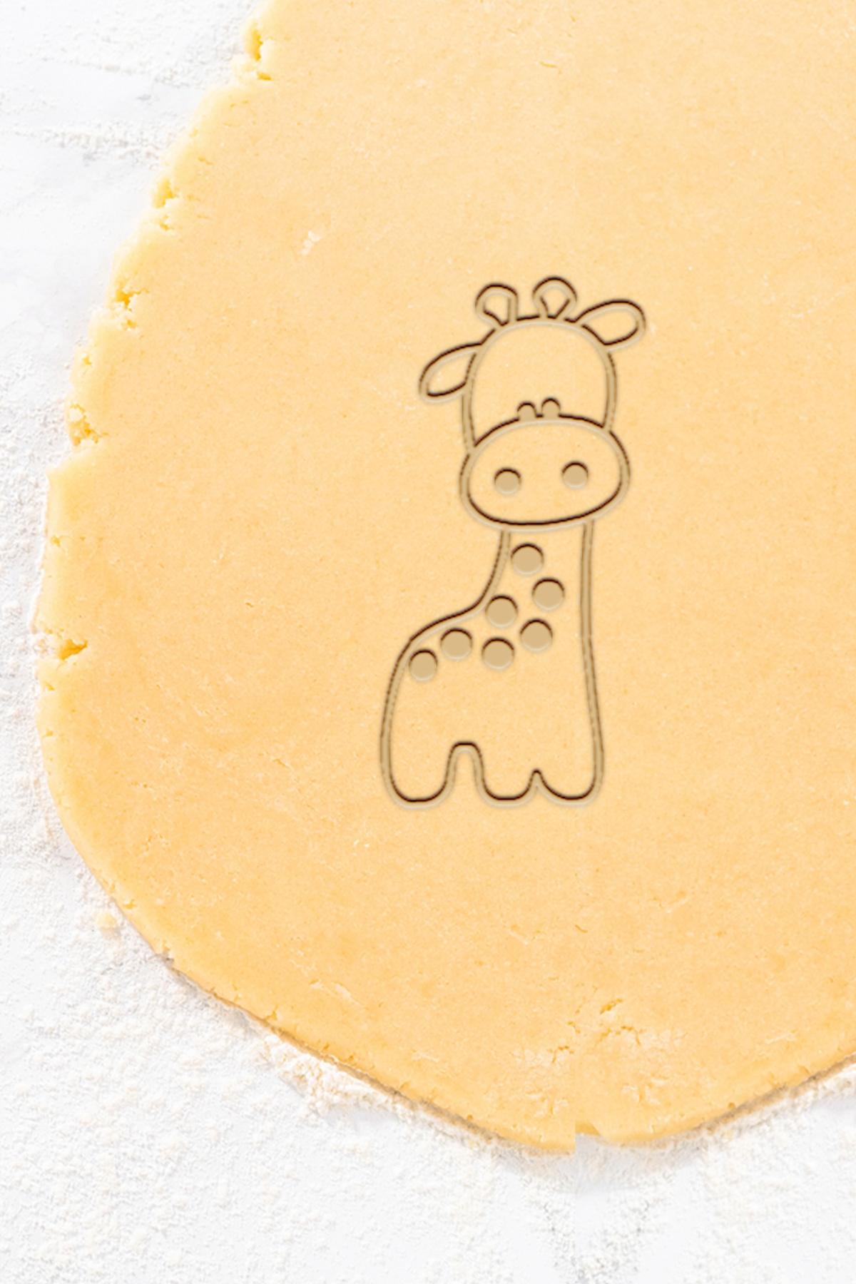 Giraffe Cookie Cutter, Biscuit Cutter 3d model