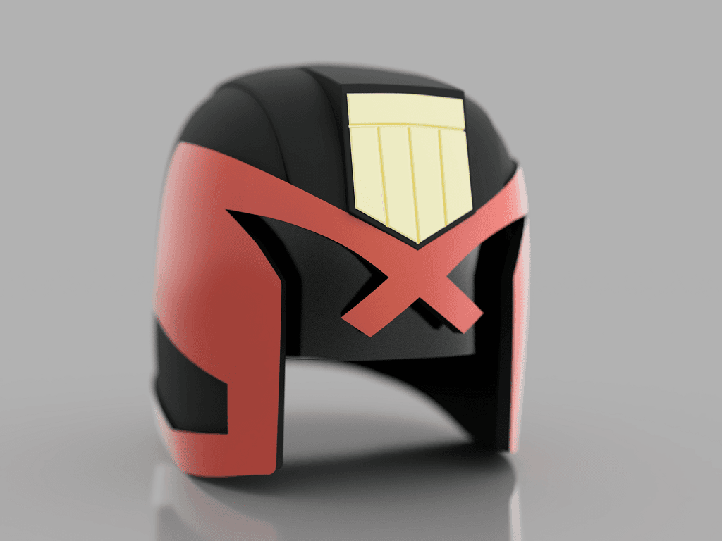 Judge Dredd 2012 Inspired Helmet 3d model