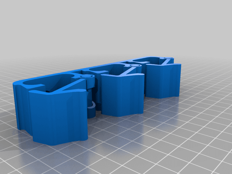 Cable organizer for more cablegroups 3d model