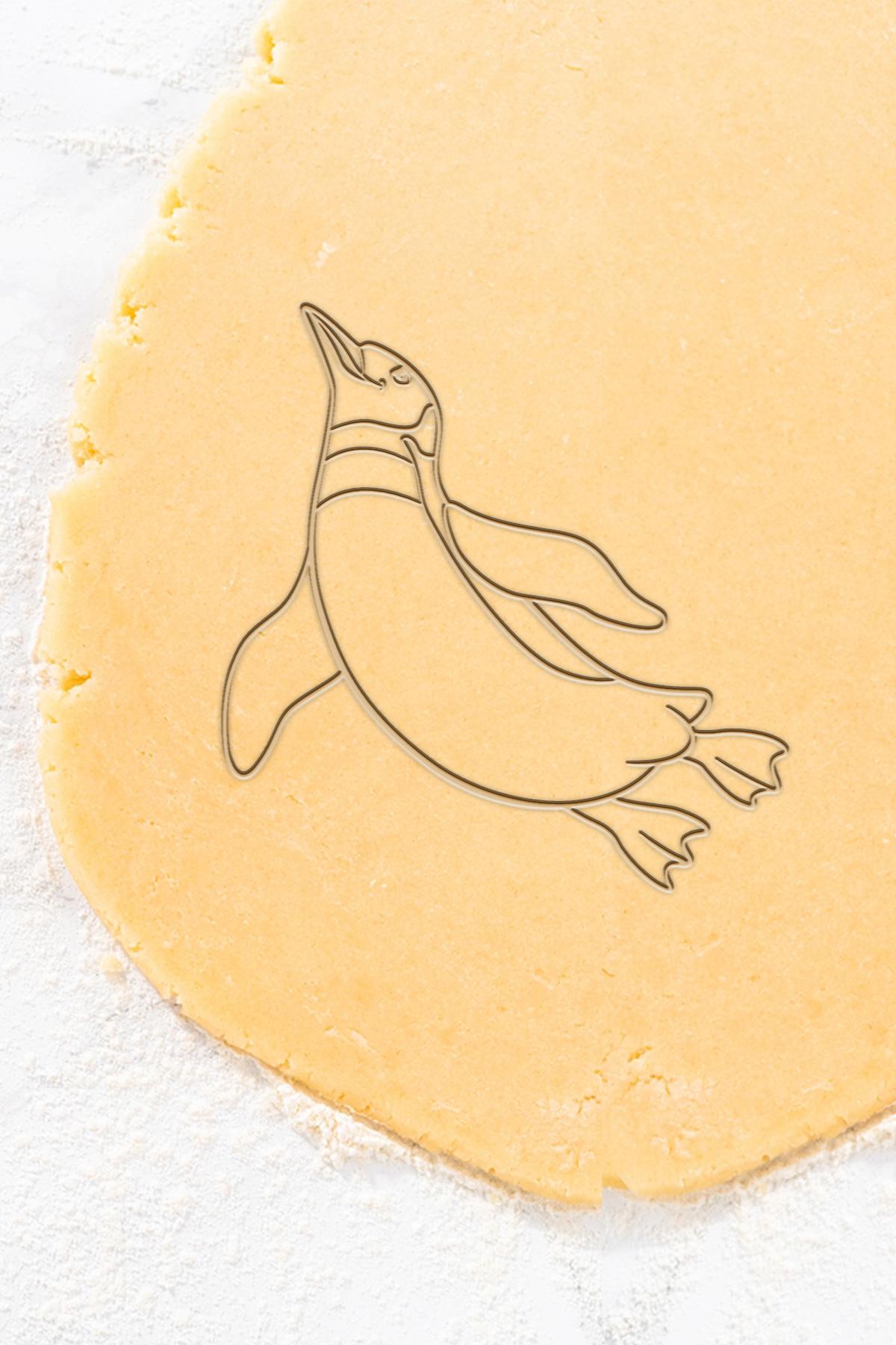 Penguin Cookie Cutter, Biscuit Cutter 3d model